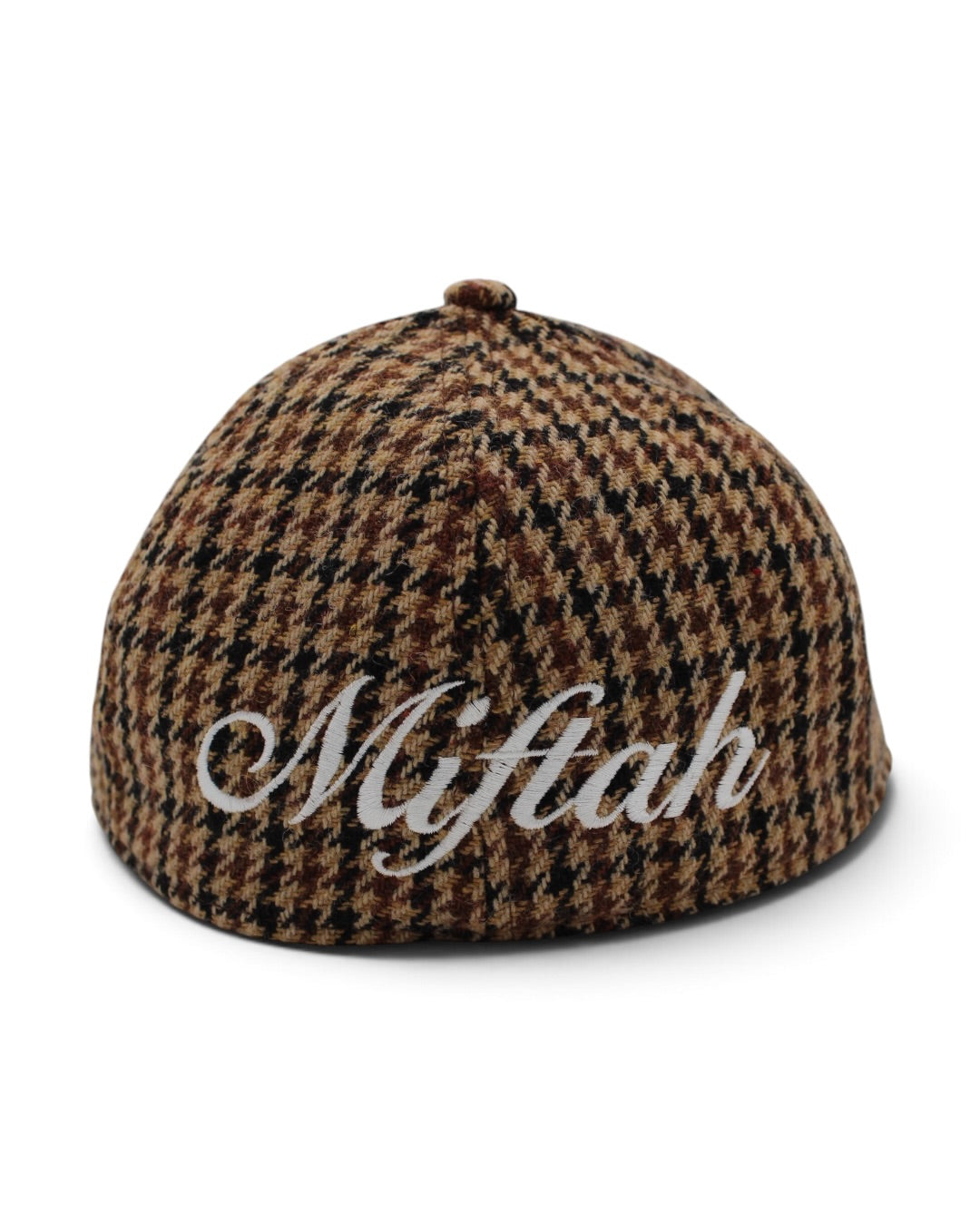 Miftah Plaid Brown Trucker Hat
