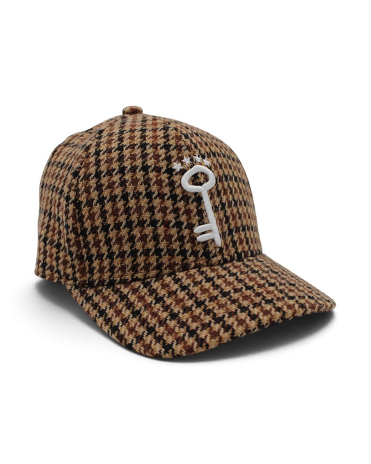 Miftah Plaid Brown Trucker Hat