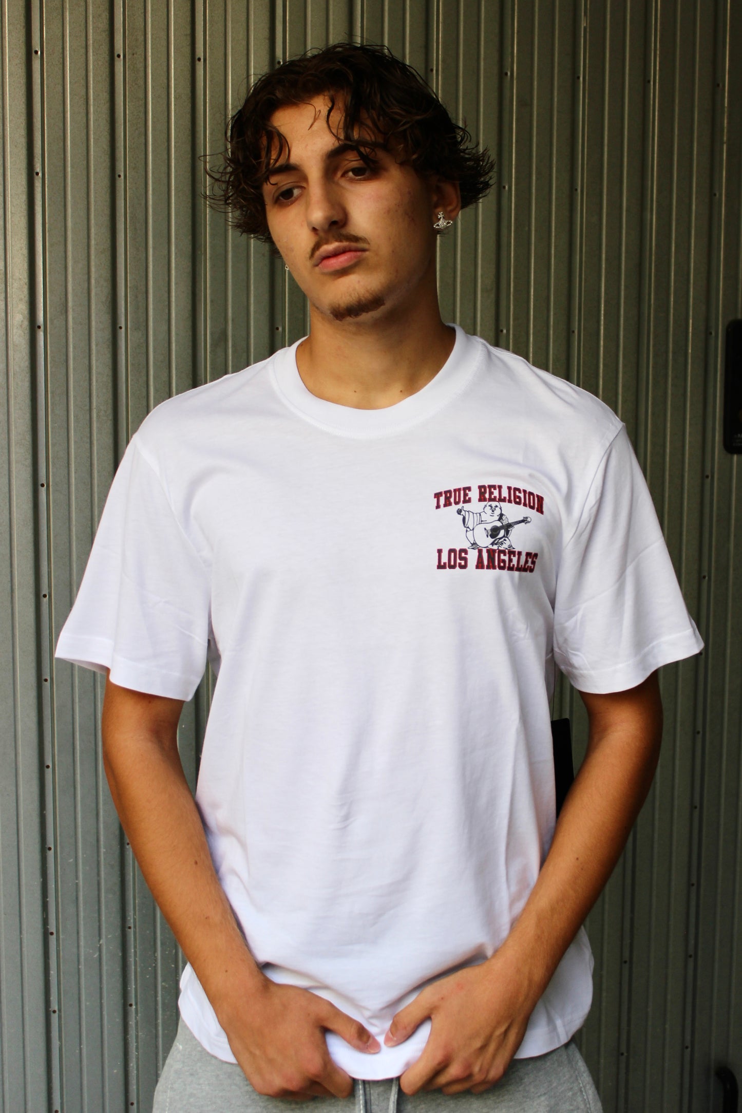 True Religion Los Angeles 2002 White Tee (S)