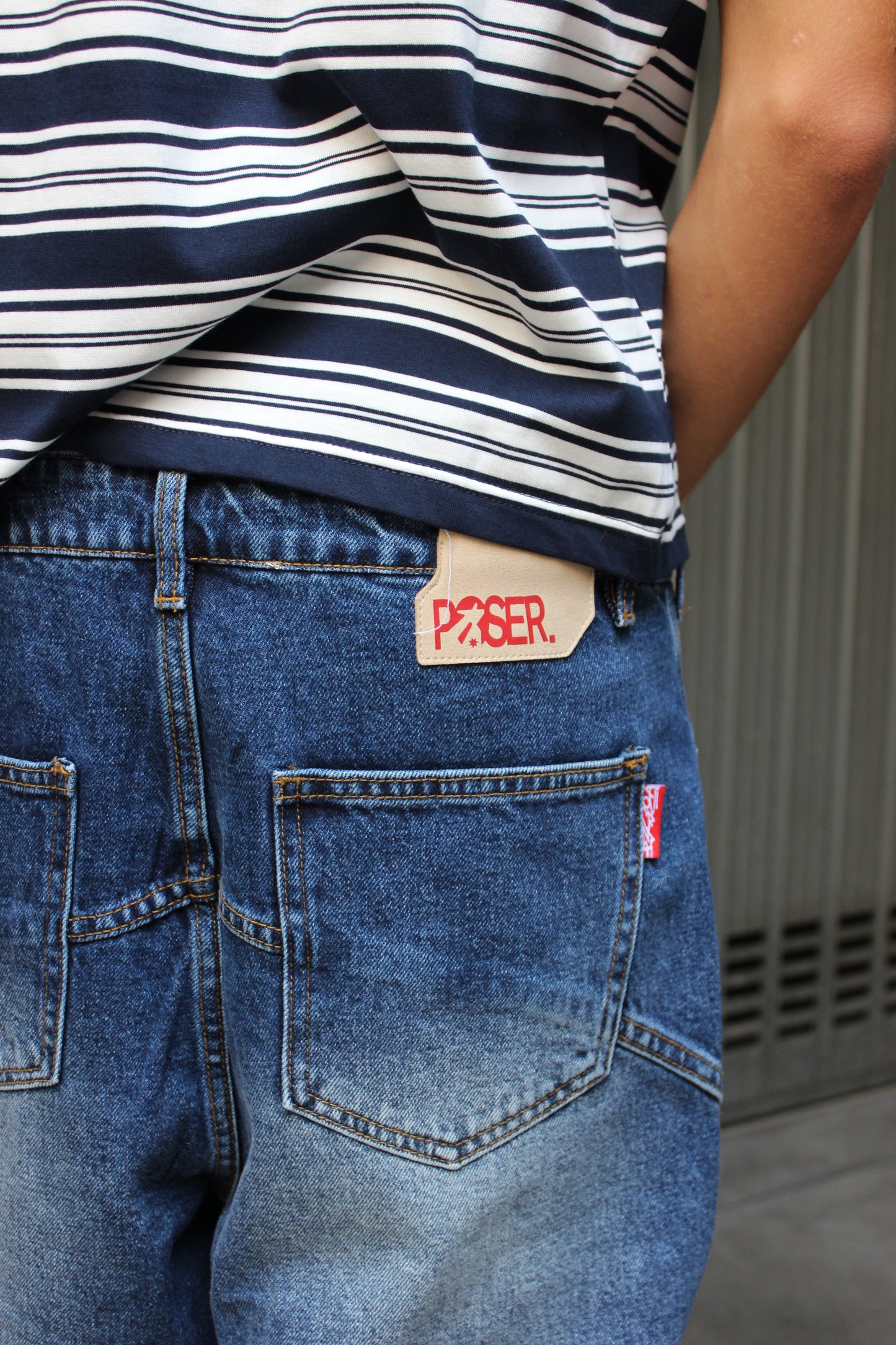 Poser Raw Denim Blue Jorts (S)