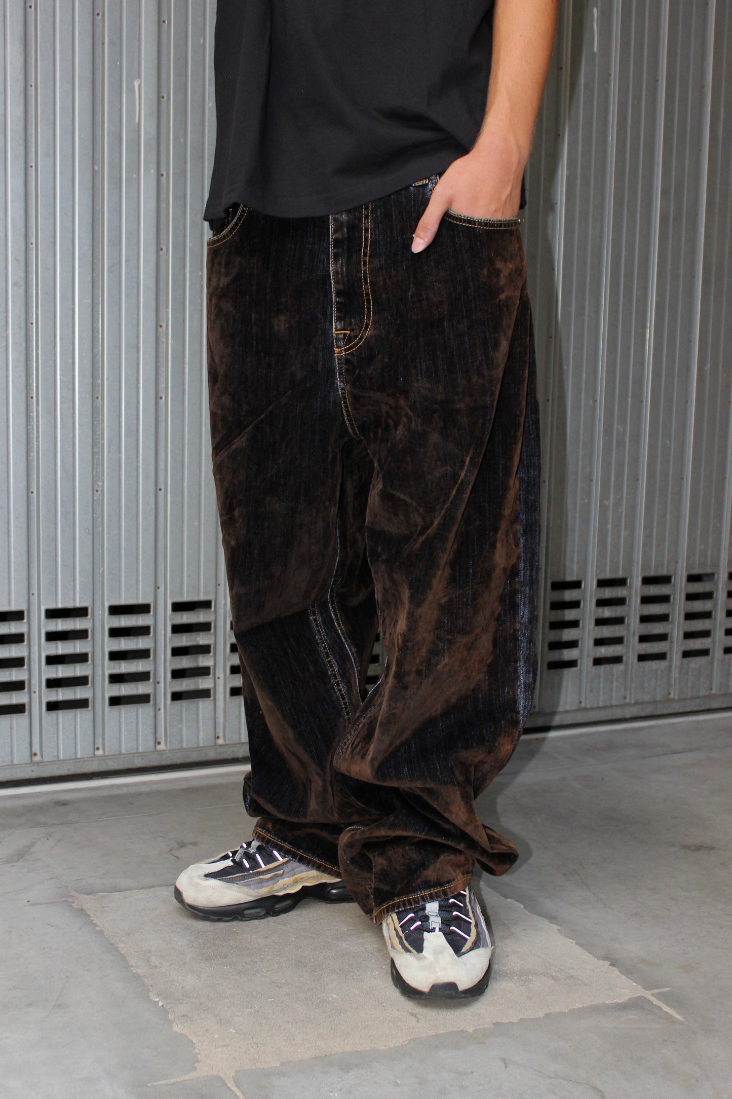 5mc2 Baggy Flocka Denim Jeans (L)