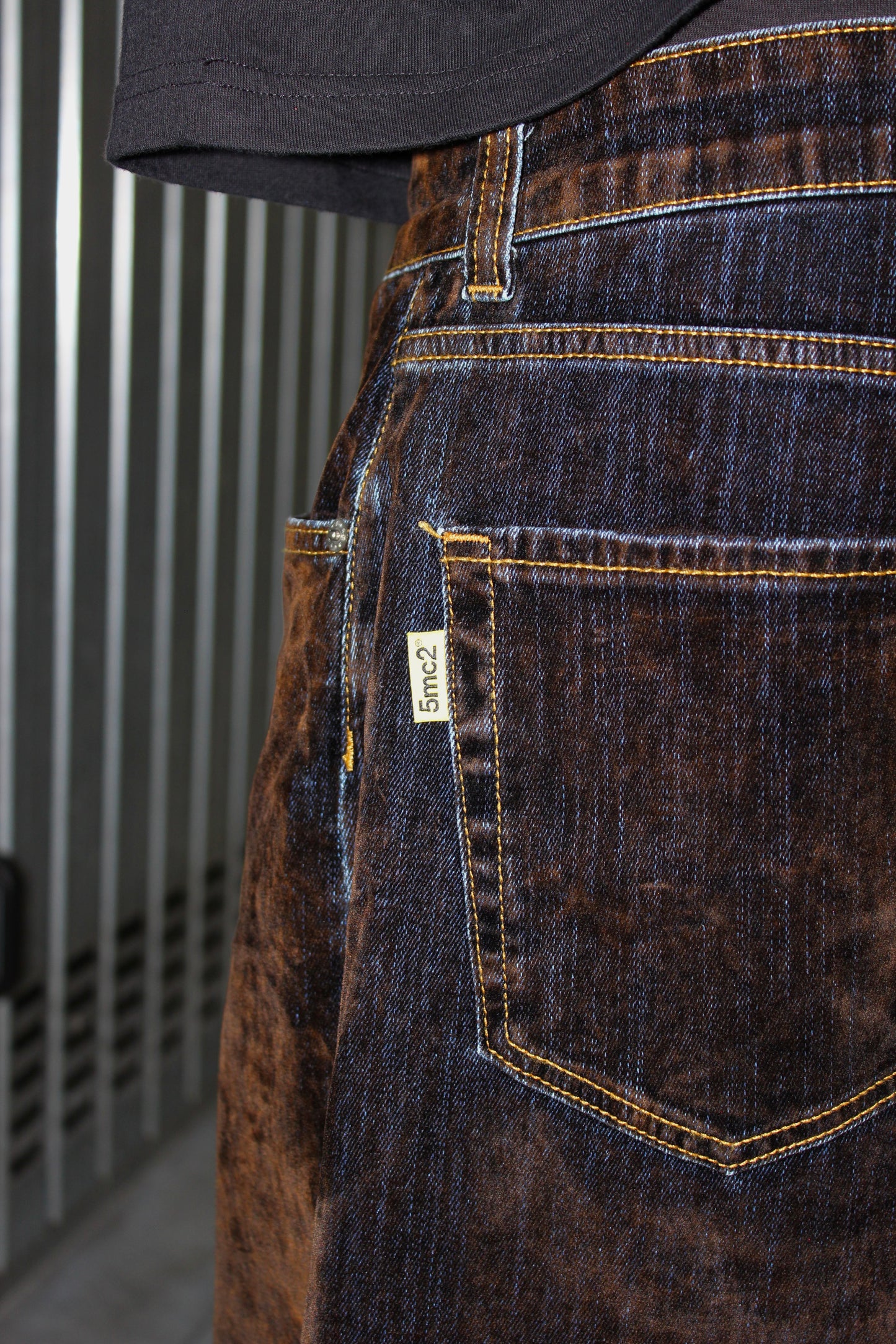 5mc2 Baggy Flocka Denim Jeans (L)