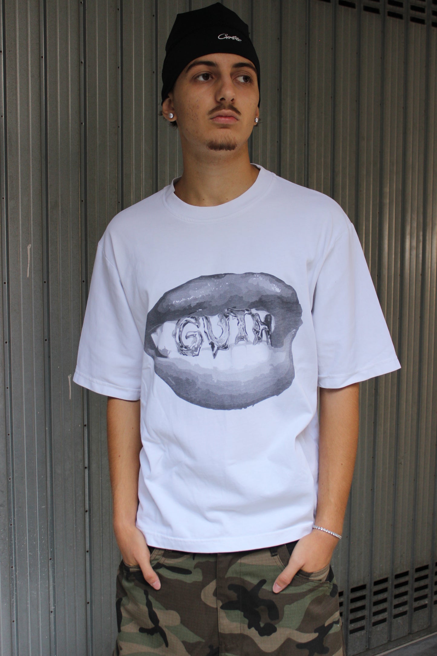 Guth Grillz White Tee (M)