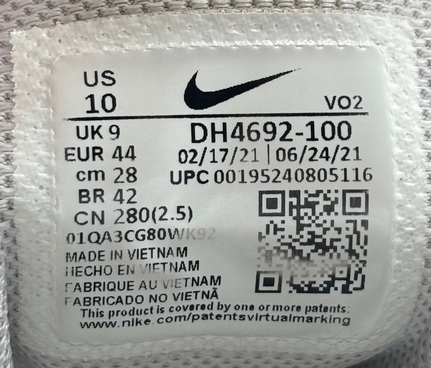 Nike Nocta Hot Step Terra White (44 EU / 9 UK)