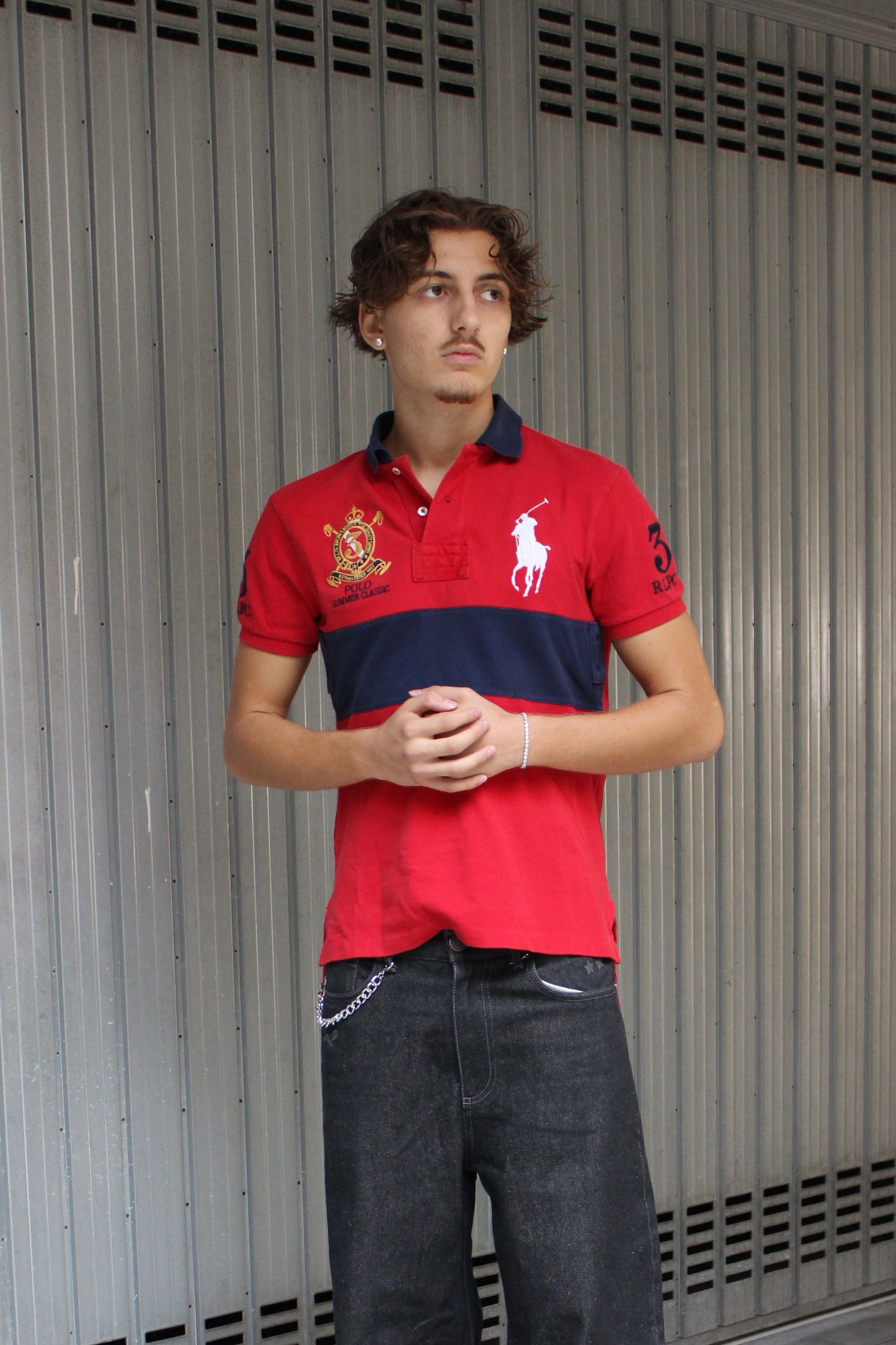 Ralph Lauren Crest Red Polo (S)