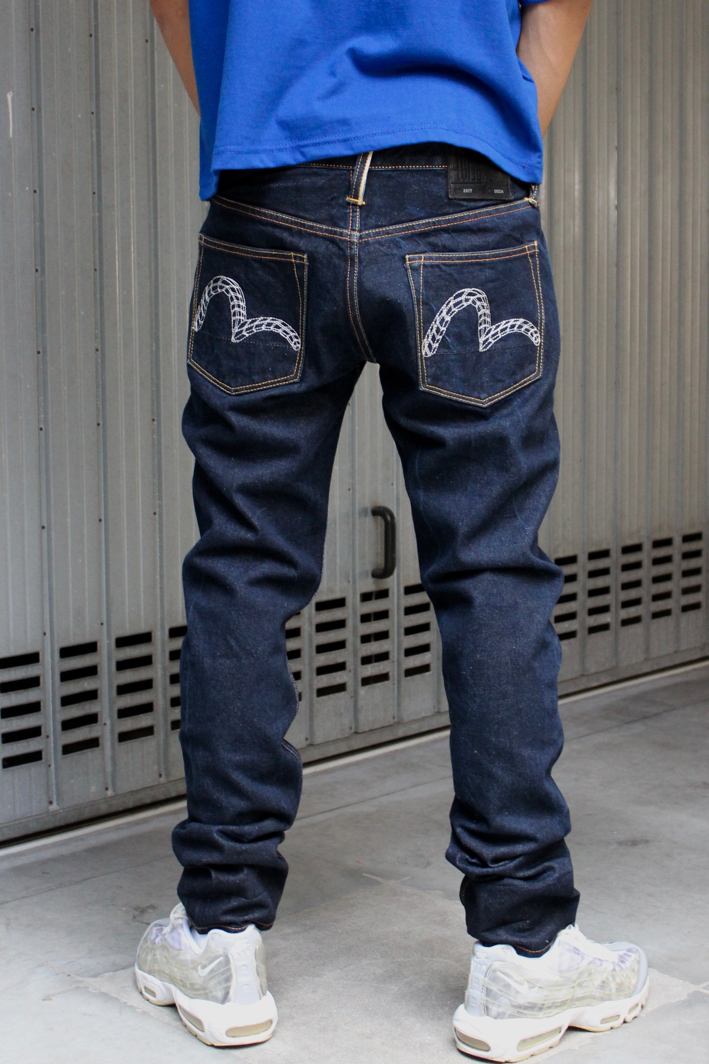 Evisukuro Mini Daicock Blue Selvedge Denim Jeans (S)