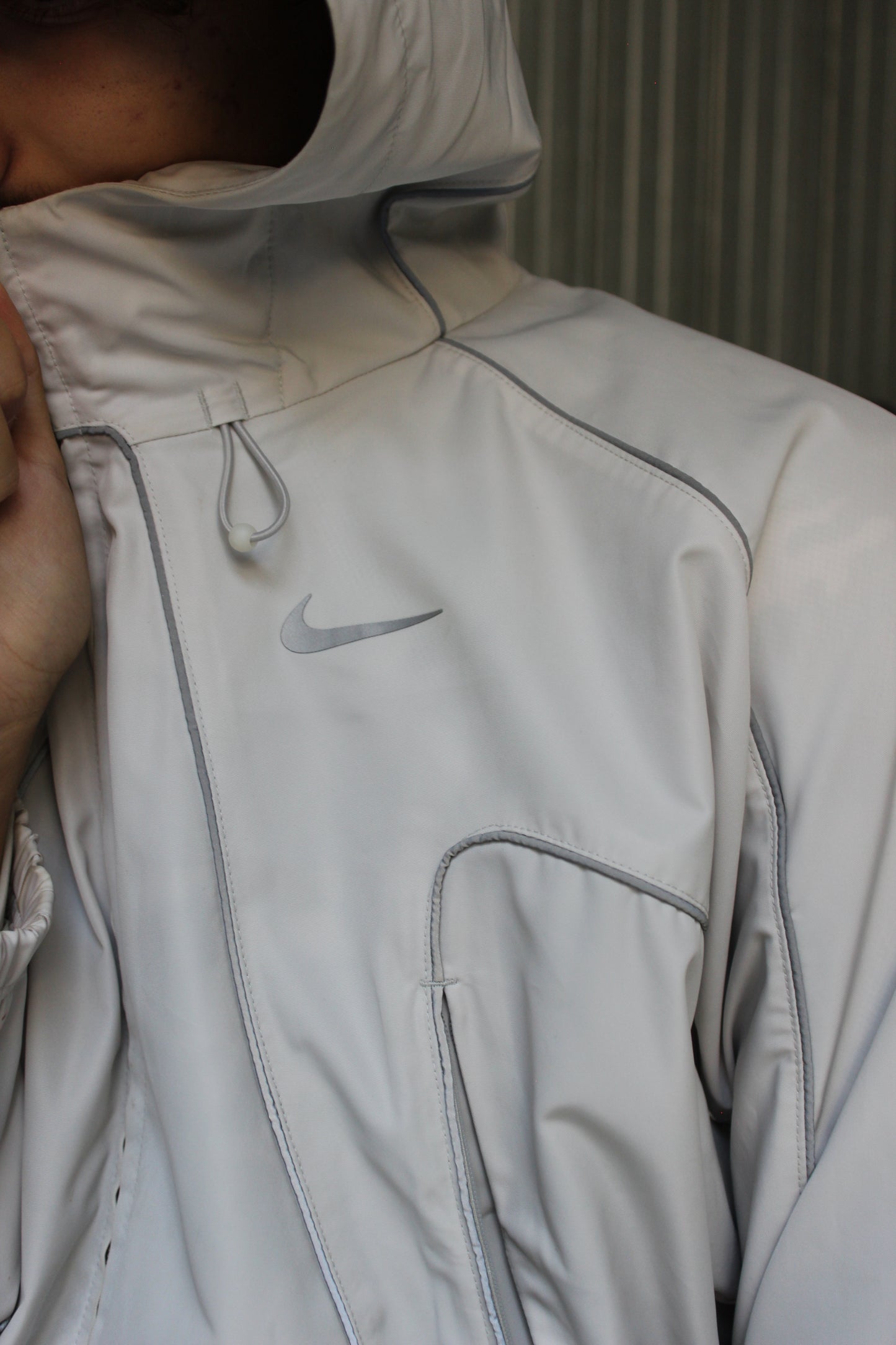 Nike Corteiz NRG Reflective White Jacket (S)