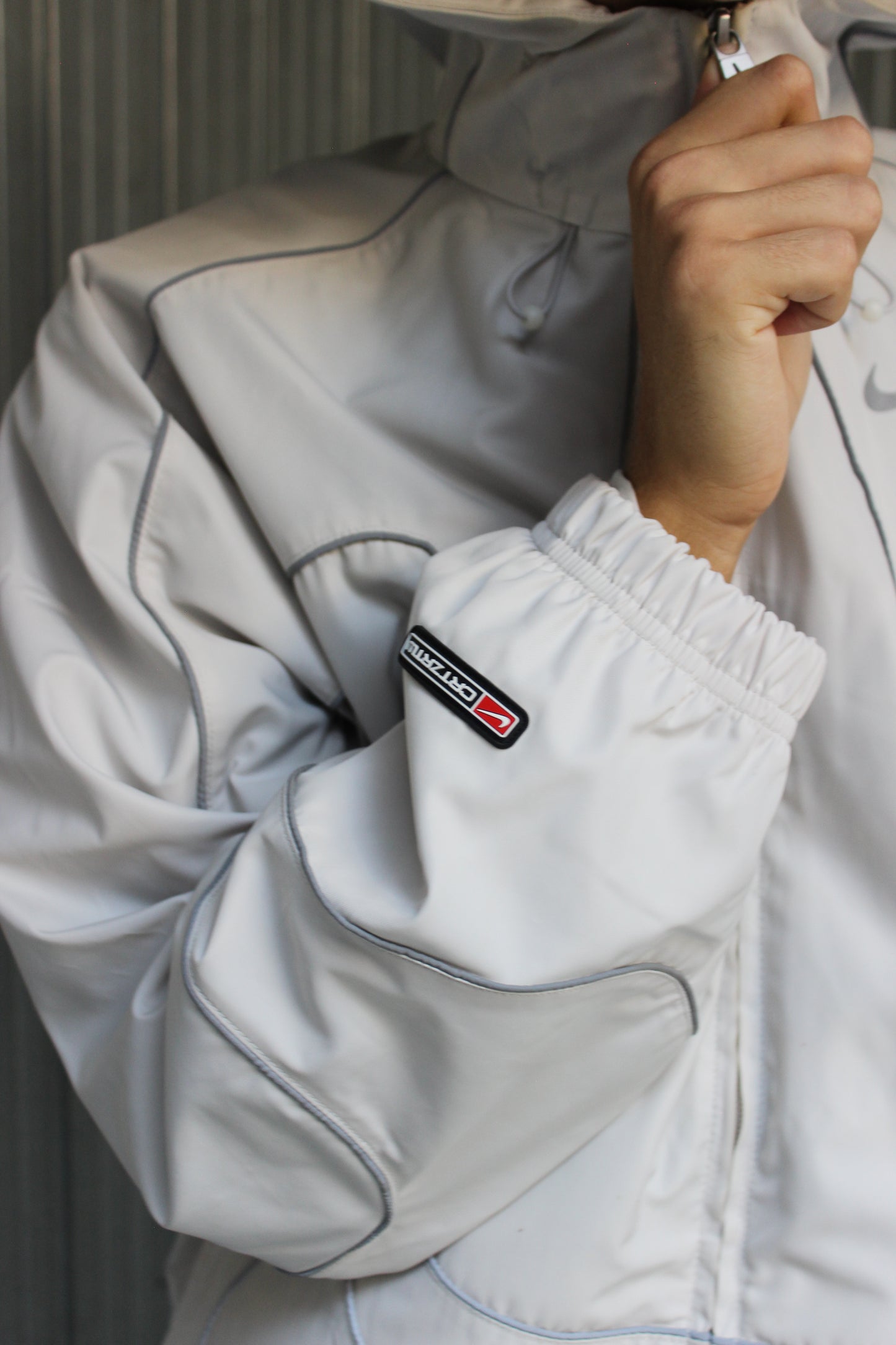 Nike Corteiz NRG Reflective White Jacket (S)