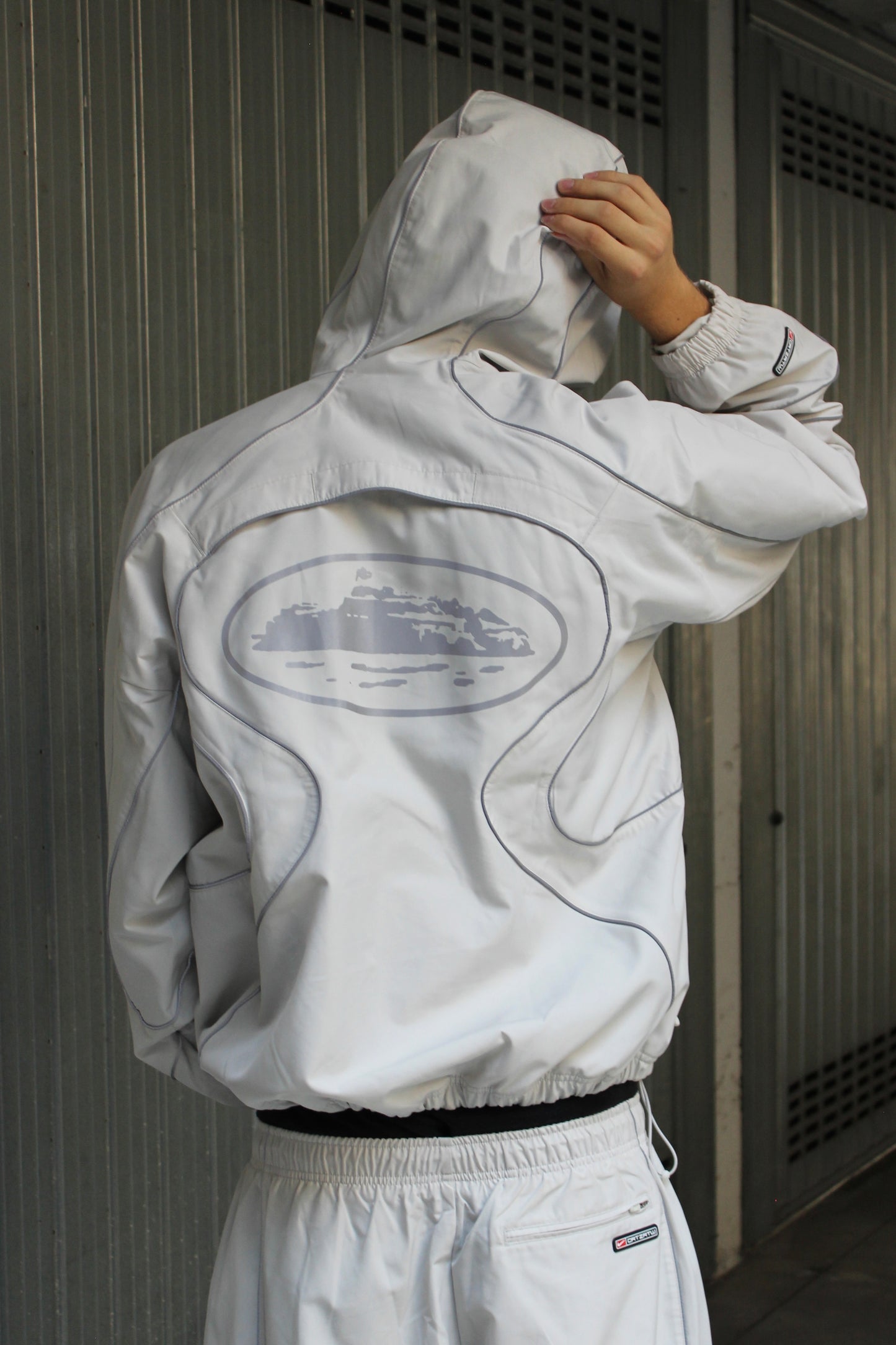 Nike Corteiz NRG Reflective White Jacket (S)