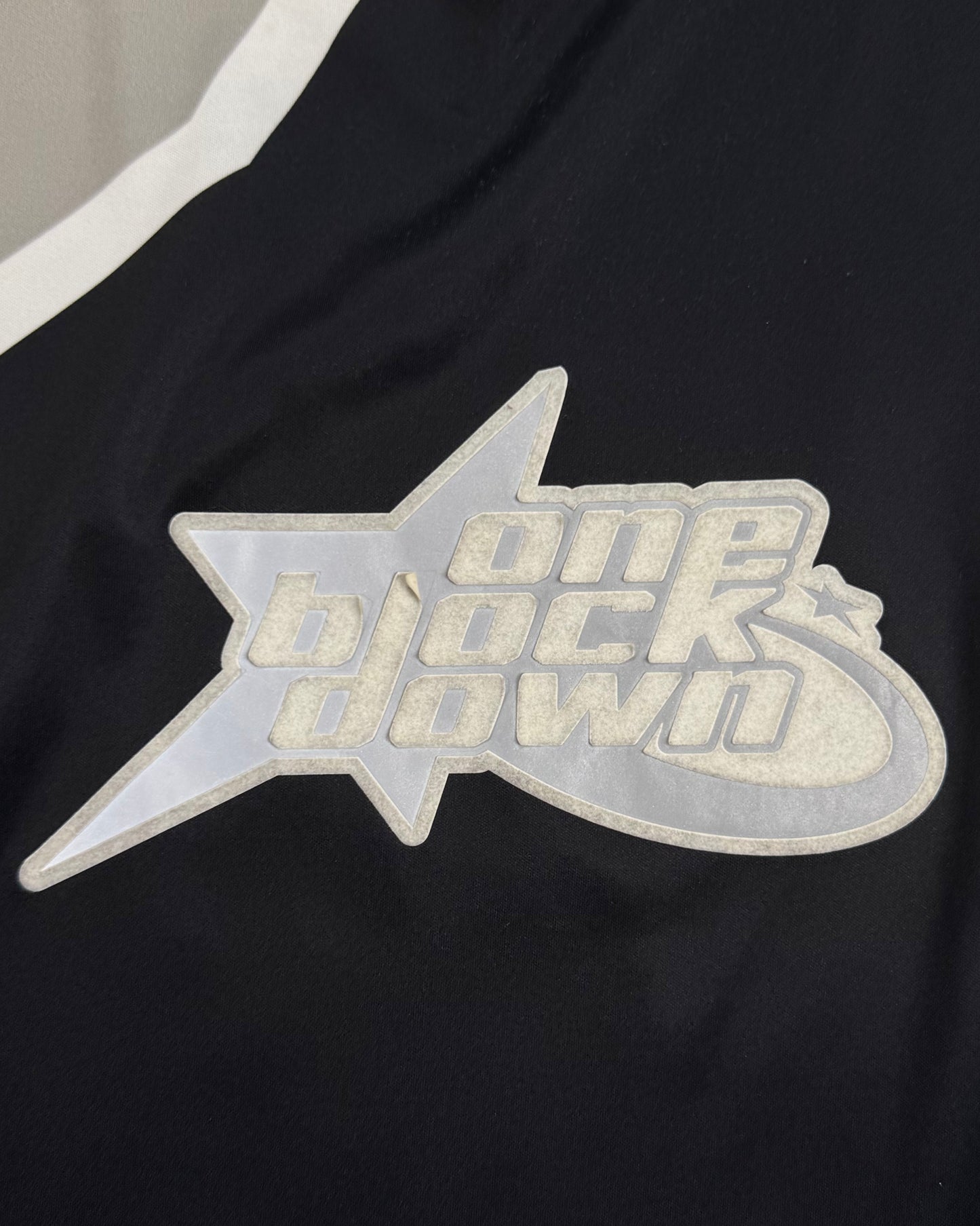 One Block Down Blue Star Longsleeve Jersey (Large)