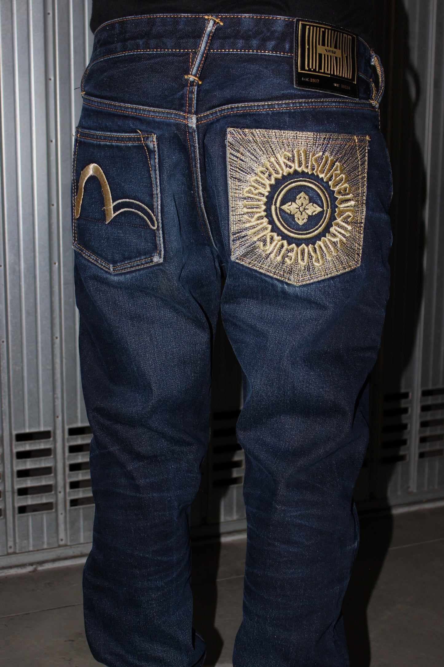 Evisukuro Japan Blue Selvedge Denim Jeans (S)