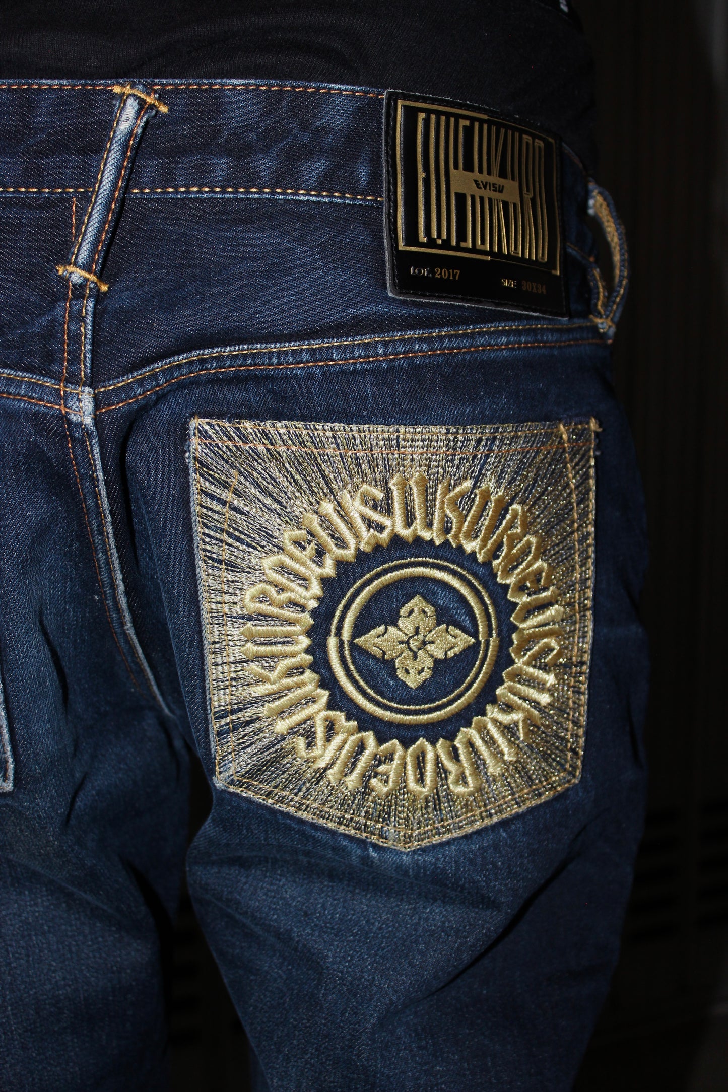 Evisukuro Japan Blue Selvedge Denim Jeans (S)