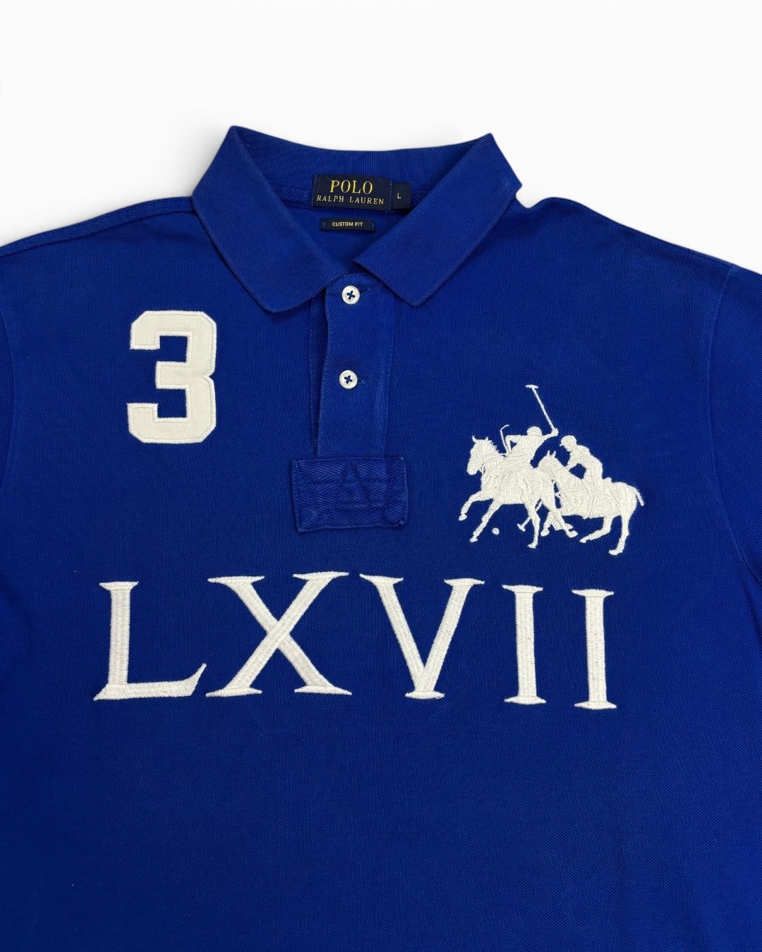 Ralph Lauren LXVII Blue Polo (Large)