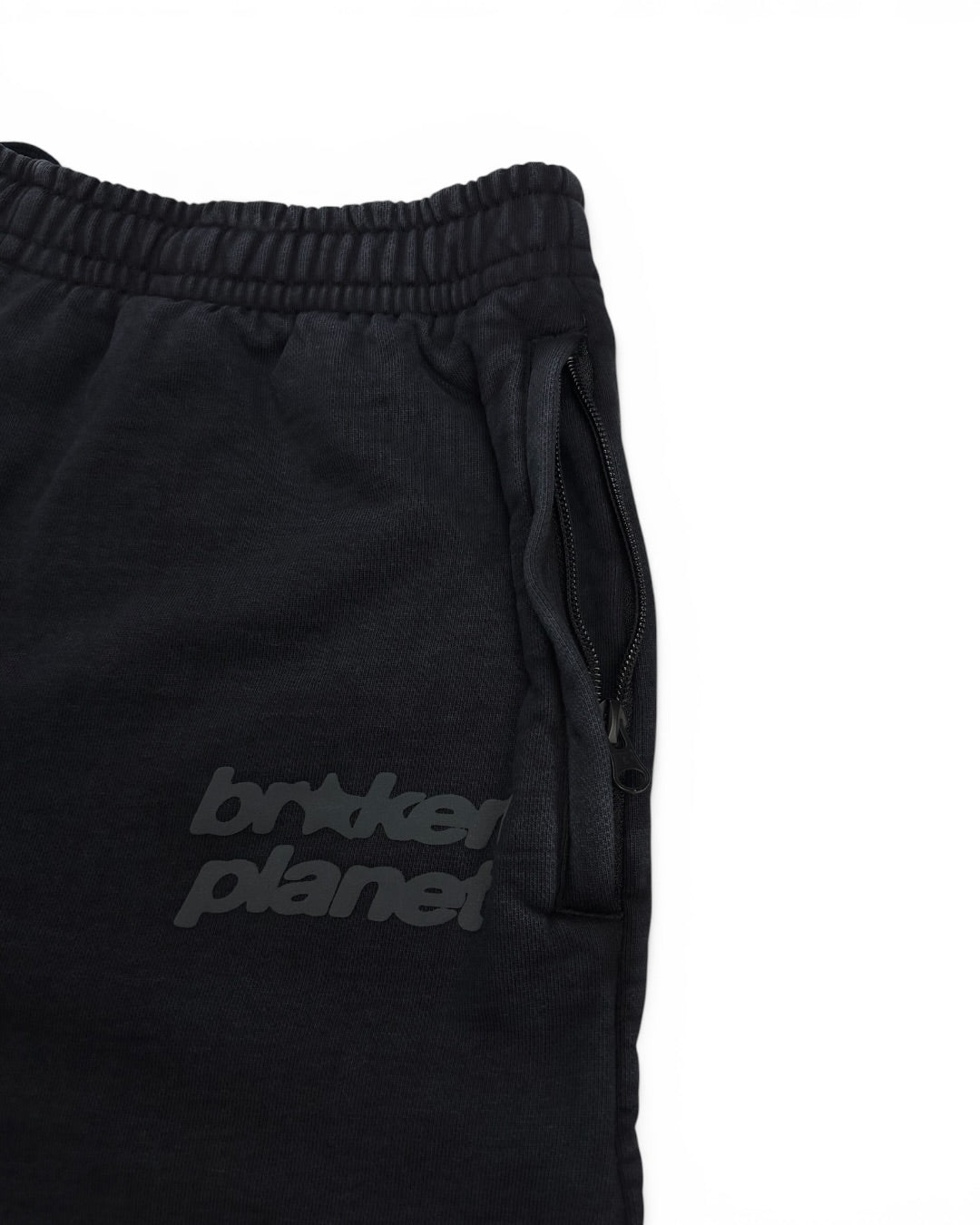 Broken Planet Sweatshorts Black (Medium)