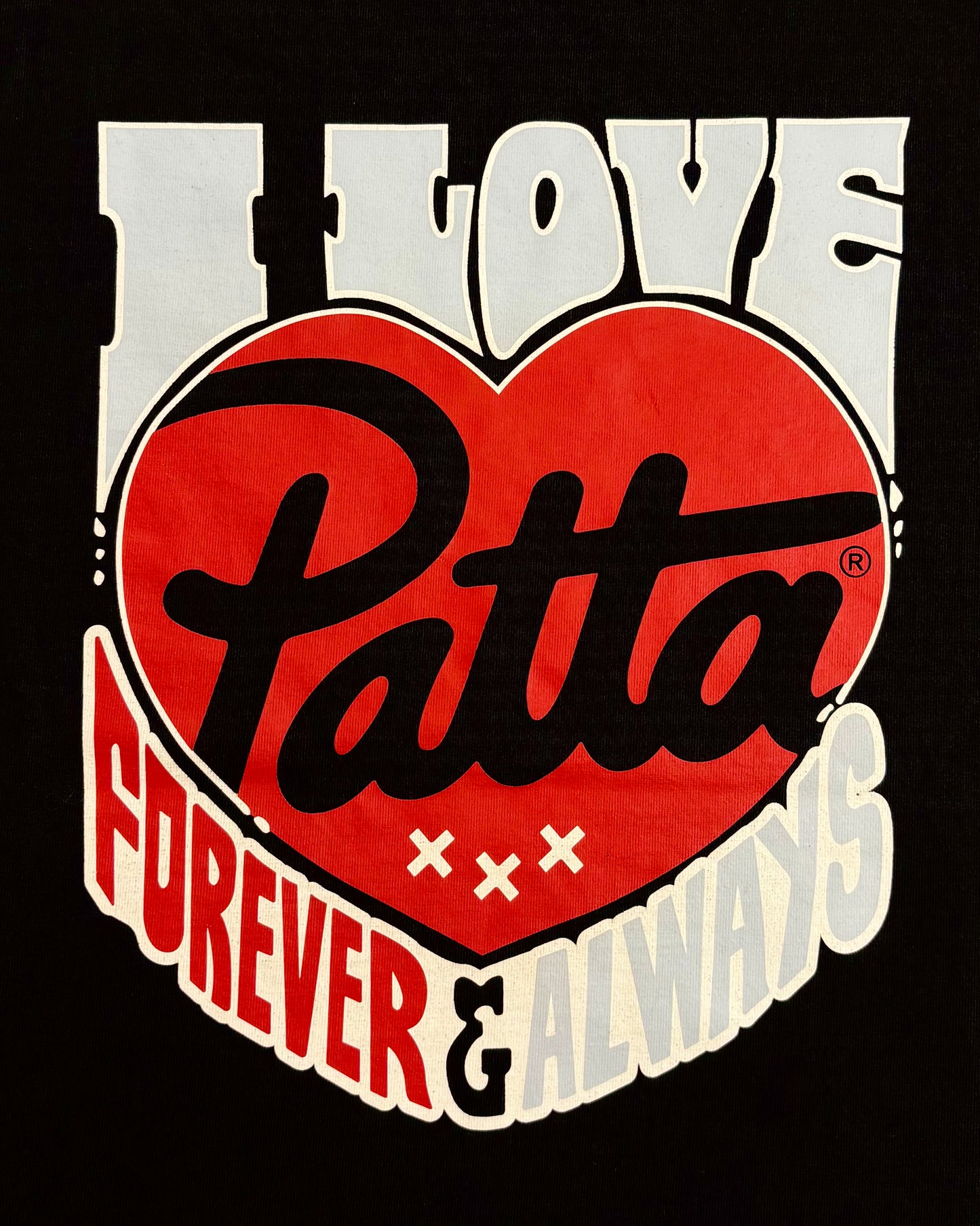 Patta "Forever & Always" Black Tee