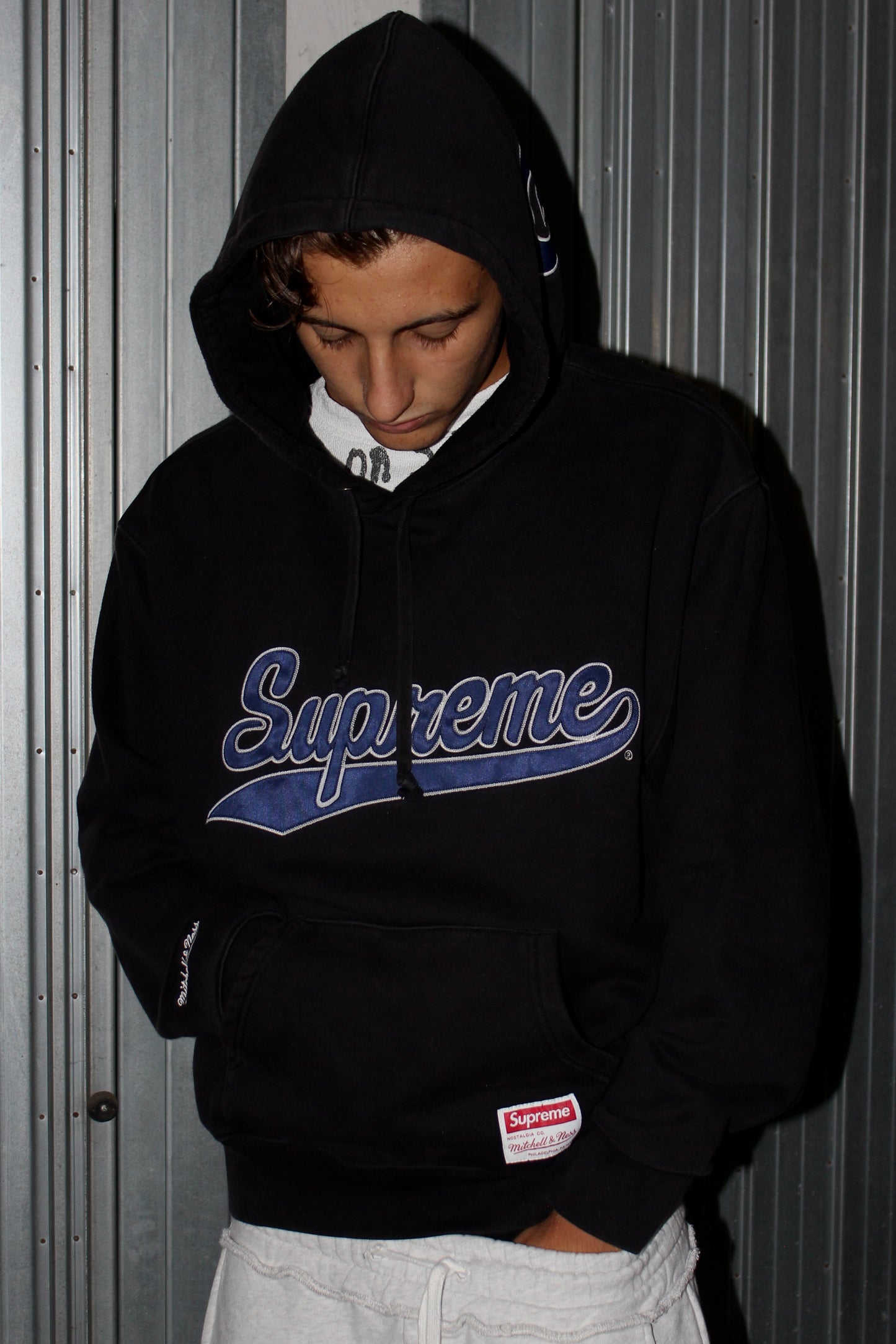 Supreme Mitchell & Ness NCAA Hoodie (M)