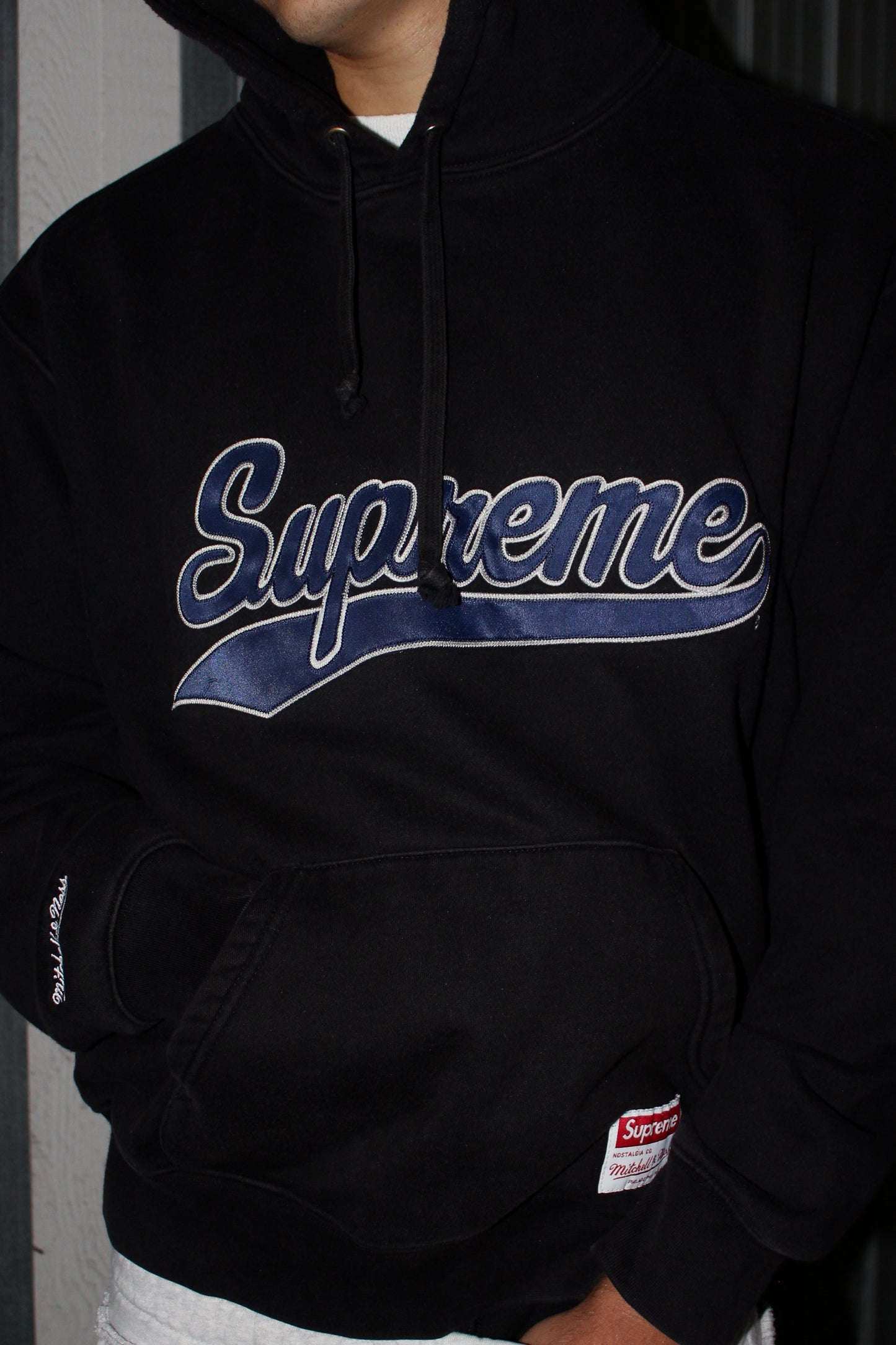 Supreme Mitchell & Ness NCAA Hoodie (M)