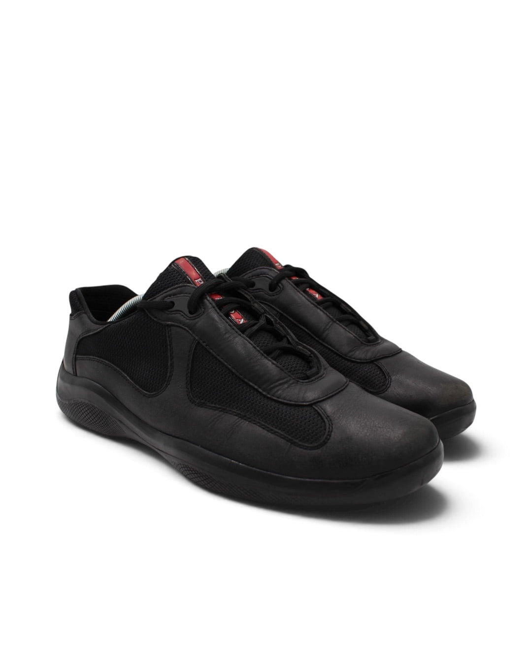 Prada America's Cup Black Leather (FIT 45 EU)