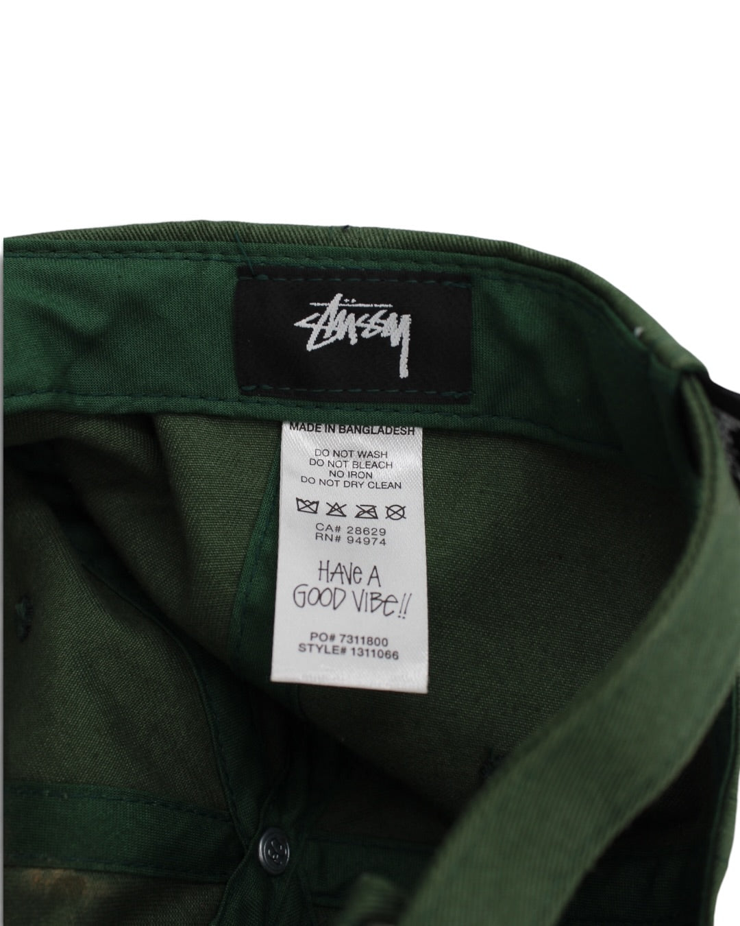 Stussy Dark Green Baseball Cap