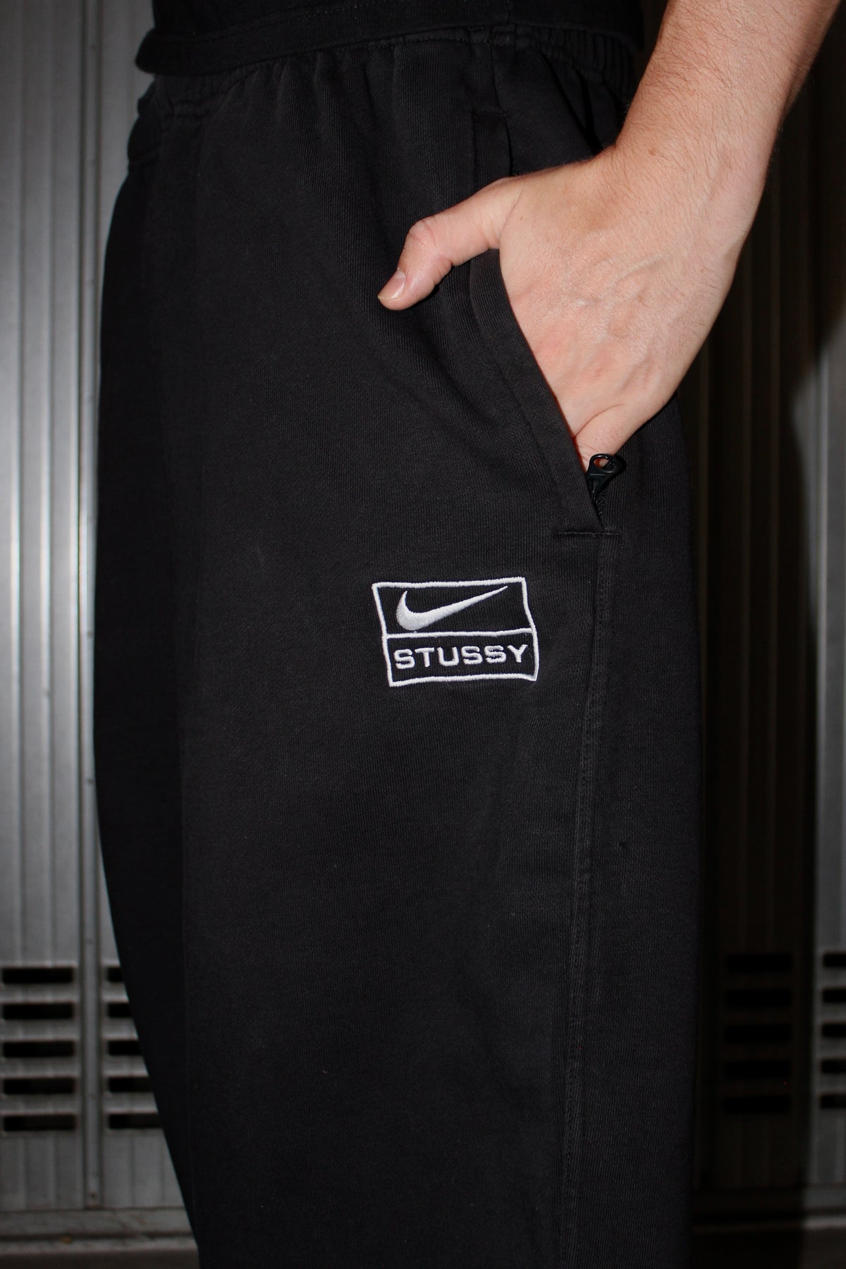Nike Stussy Black Fleece Joggers (L)