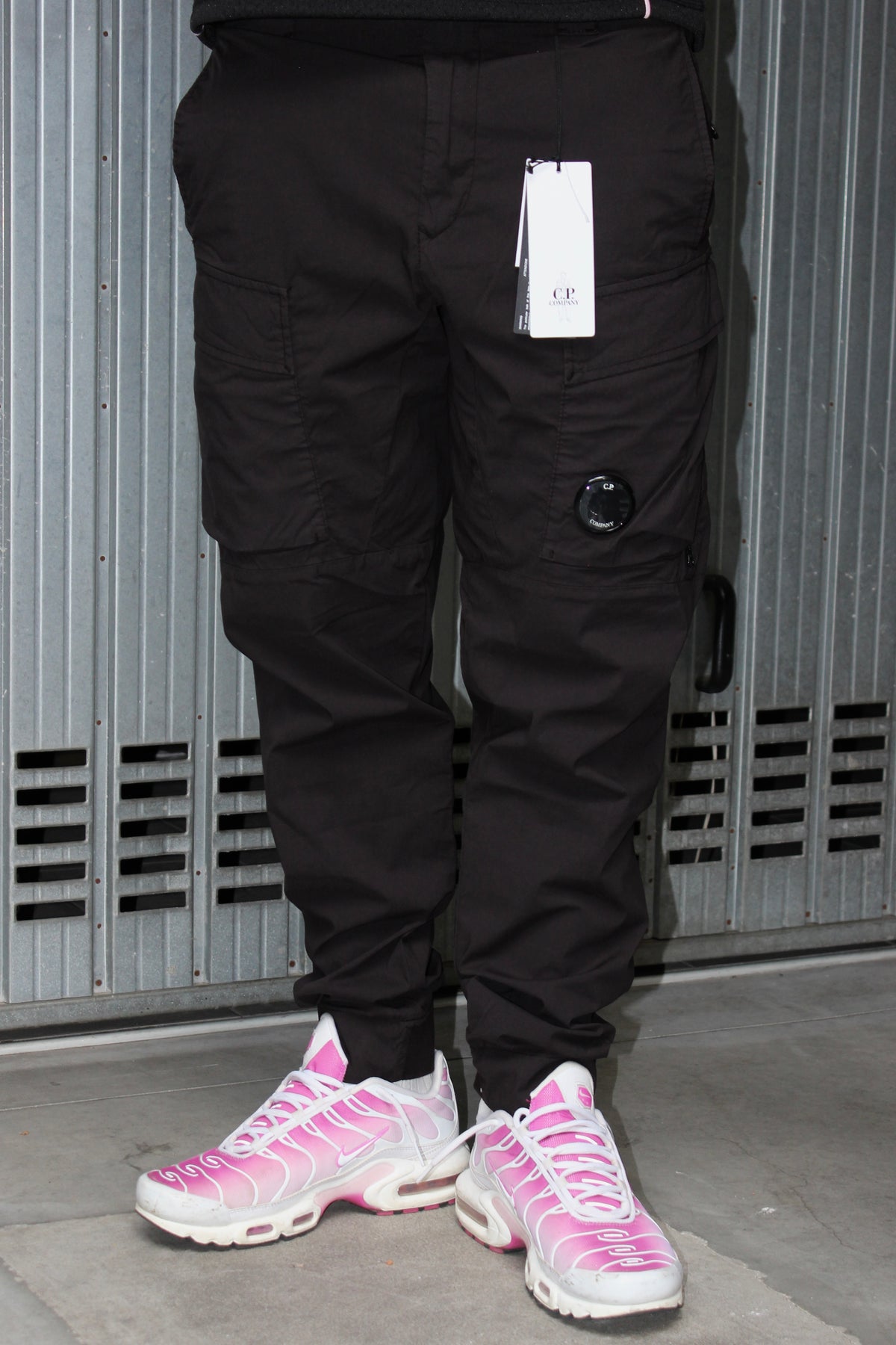 CP Company Nylon Black Pants (M)
