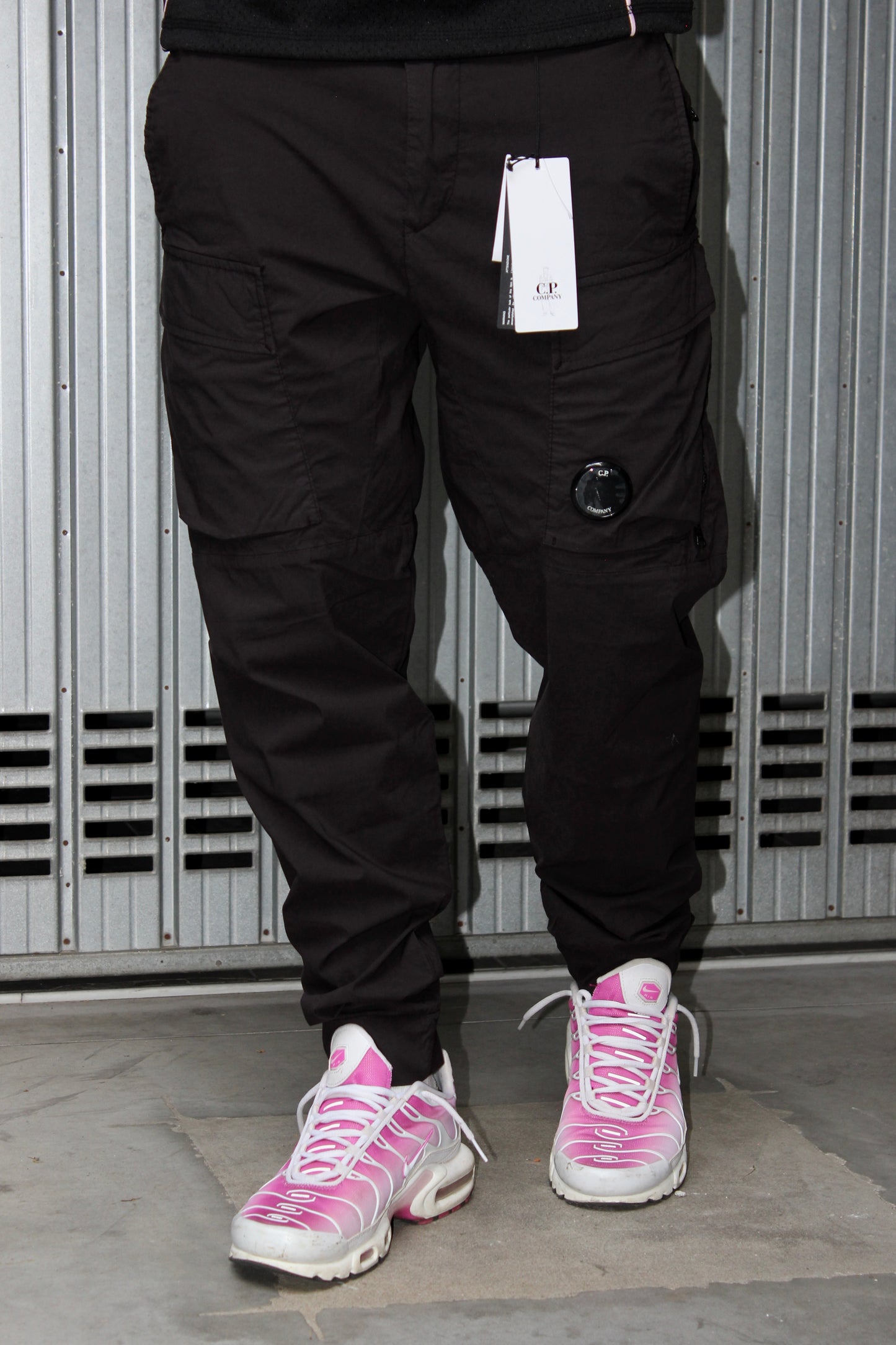 CP Company Nylon Black Pants (M)
