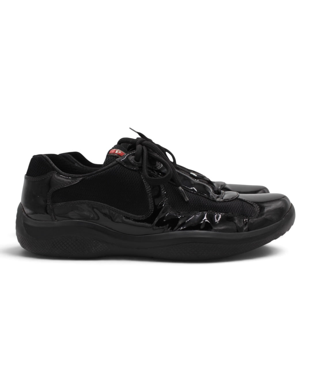 Prada America's Cup Patent Black Leather (FIT 43 EU)