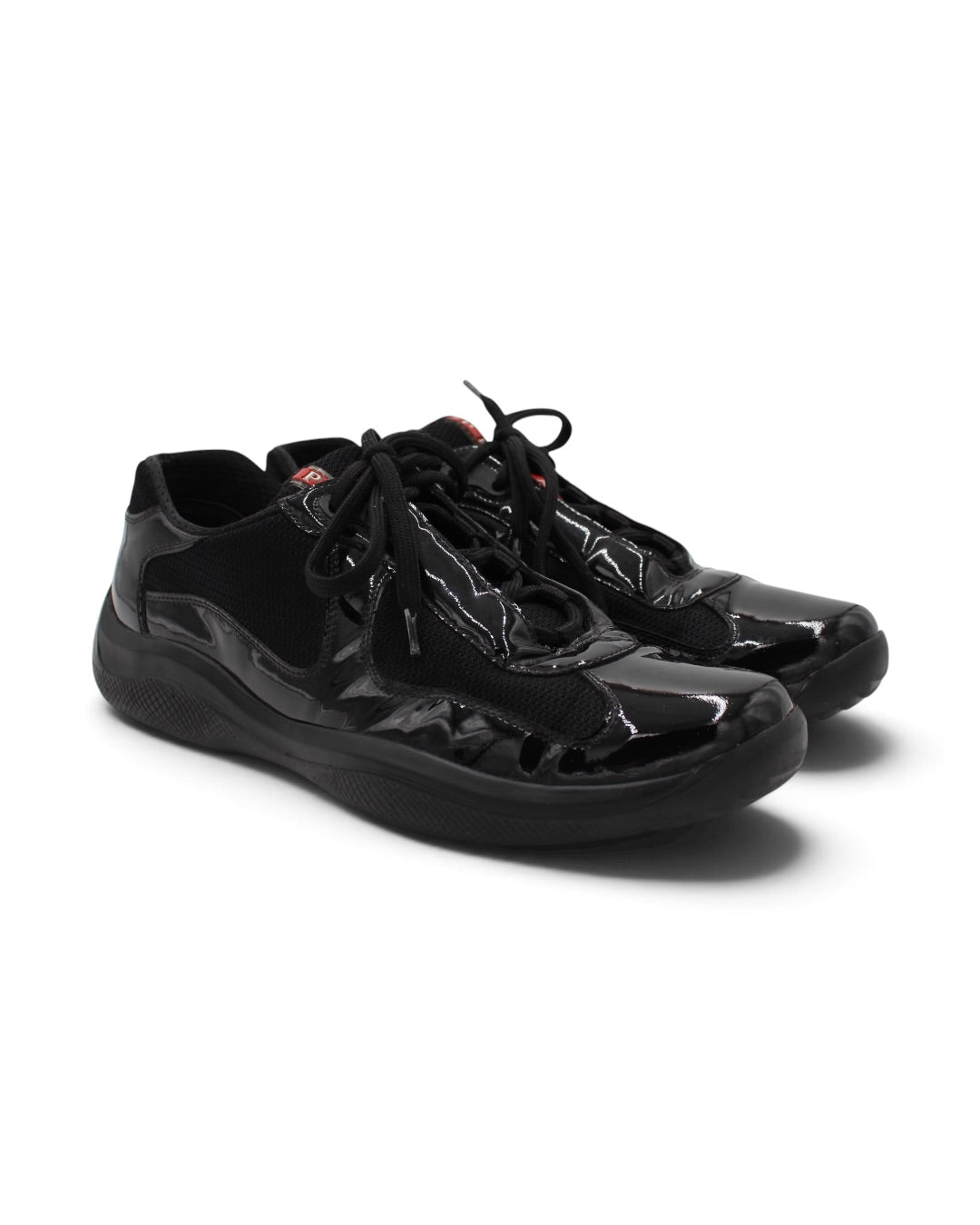 Prada America's Cup Patent Black Leather (FIT 43 EU)