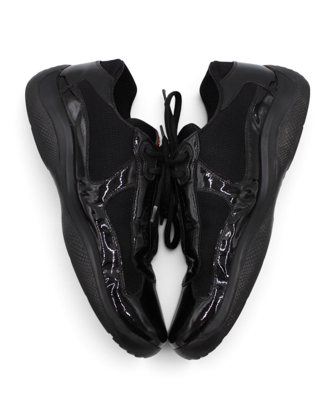 Prada America's Cup Patent Black Leather (FIT 43 EU)