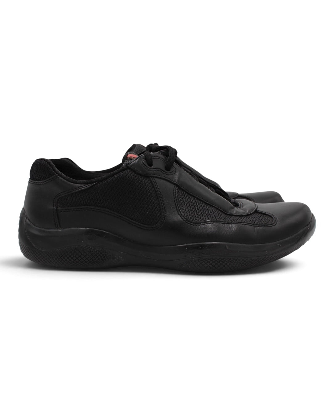 Prada America's Cup Black Leather (FIT 43 EU)