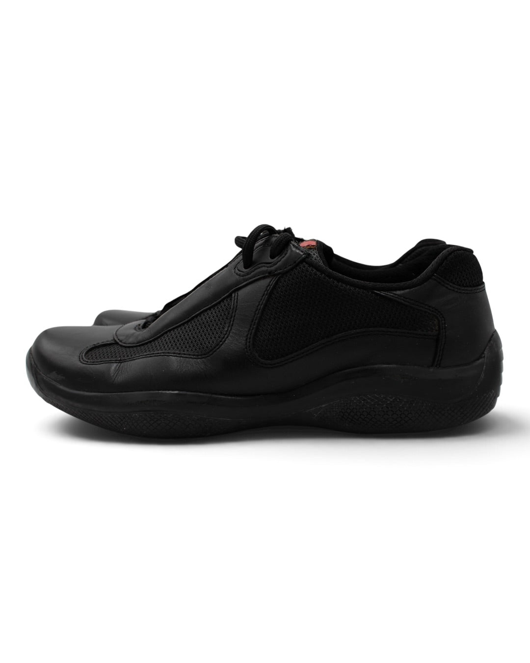 Prada America's Cup Black Leather (FIT 43 EU)