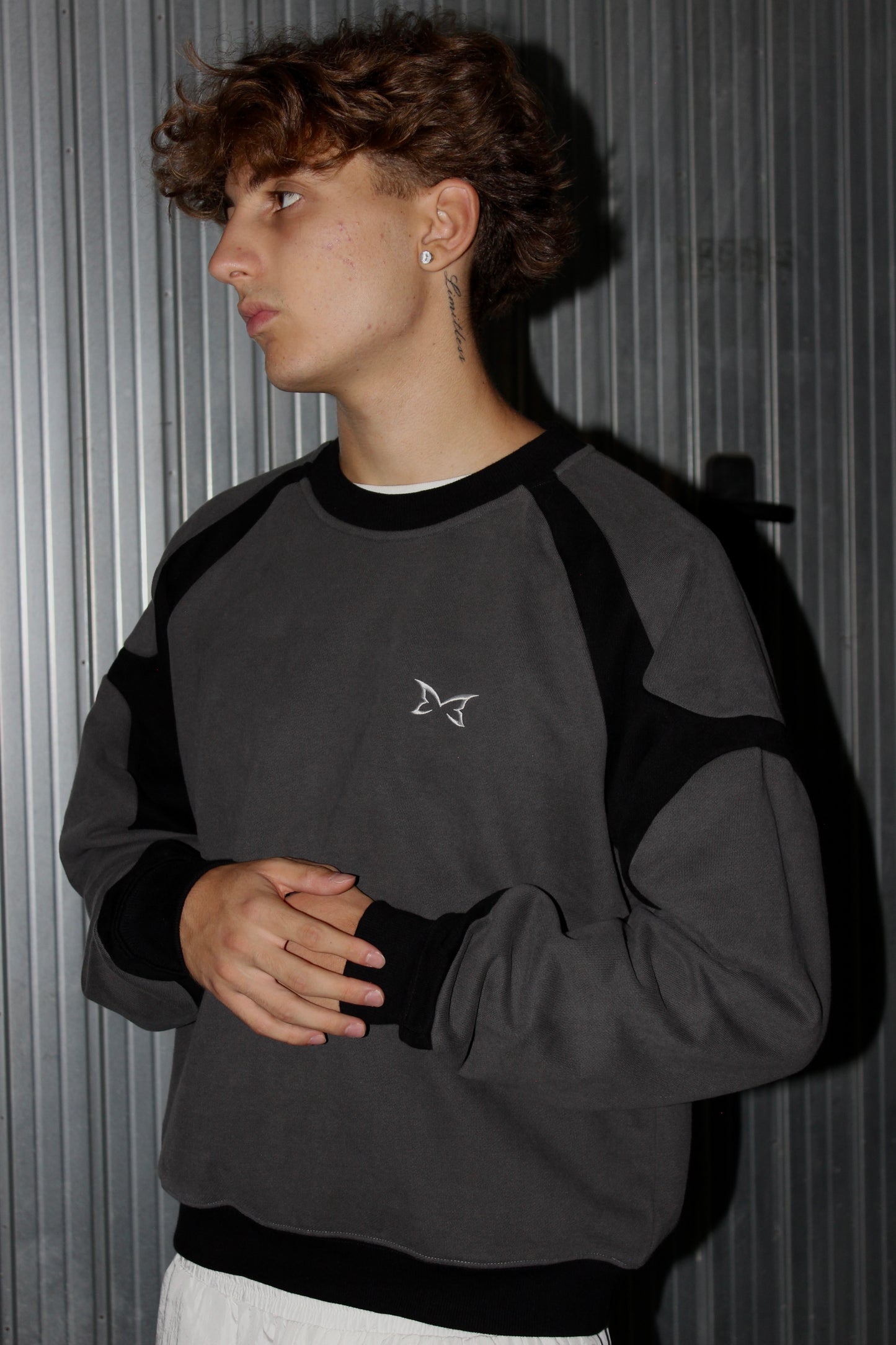 Mertra Crewneck DNA Black & Grey (S)