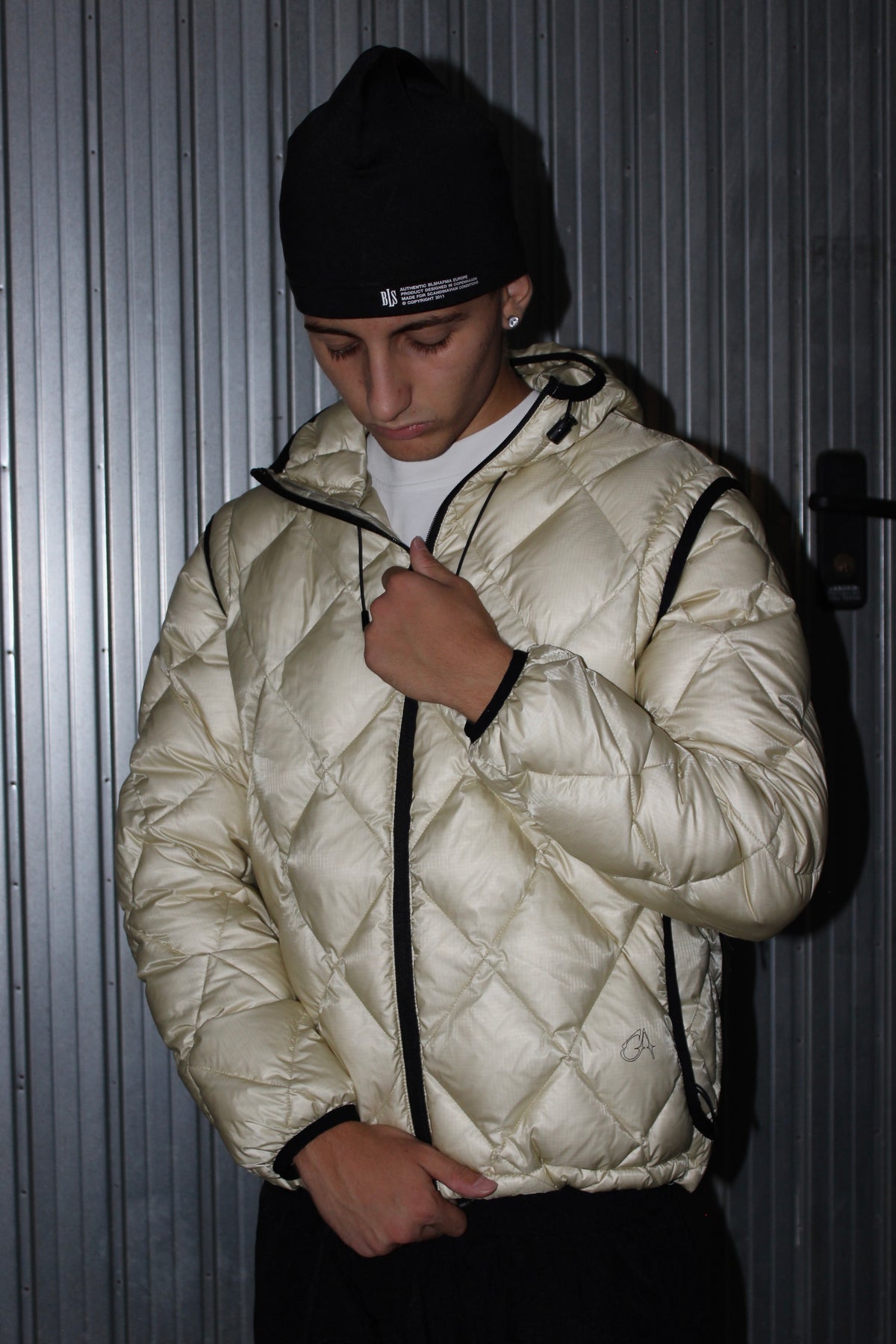 Garms Affiliated Hybrid Down Jacket Cream (S)