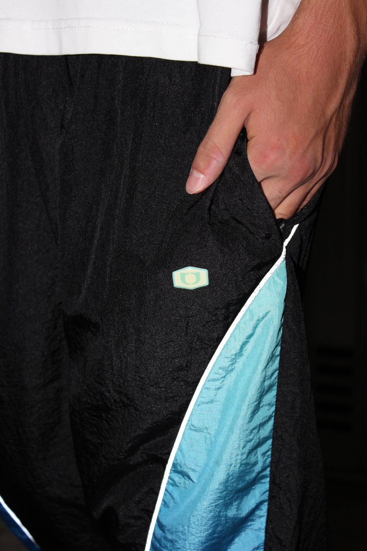 One Block Down Track Pant Blue Black (M)