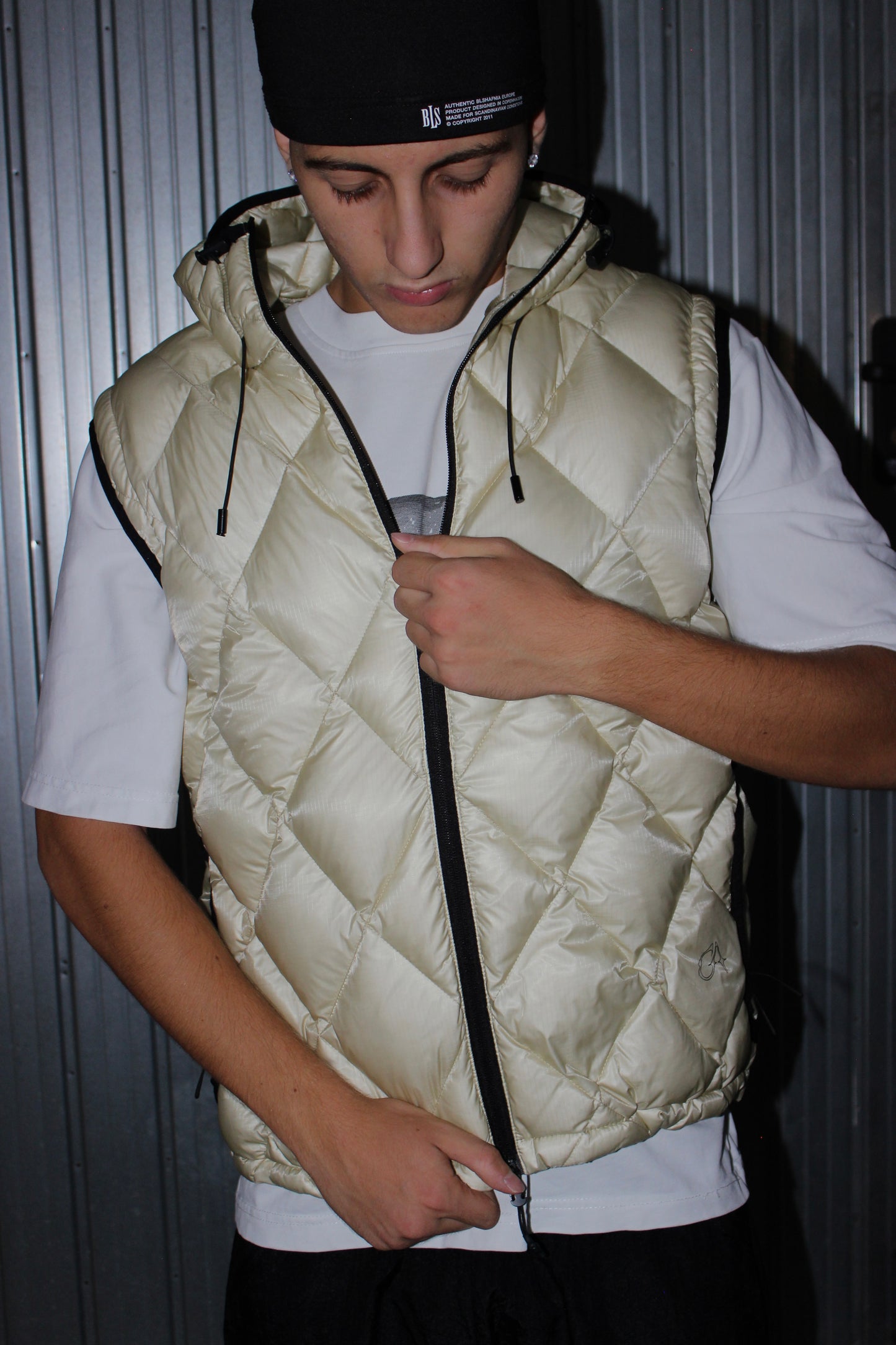 Garms Affiliated Hybrid Down Jacket Cream (S)