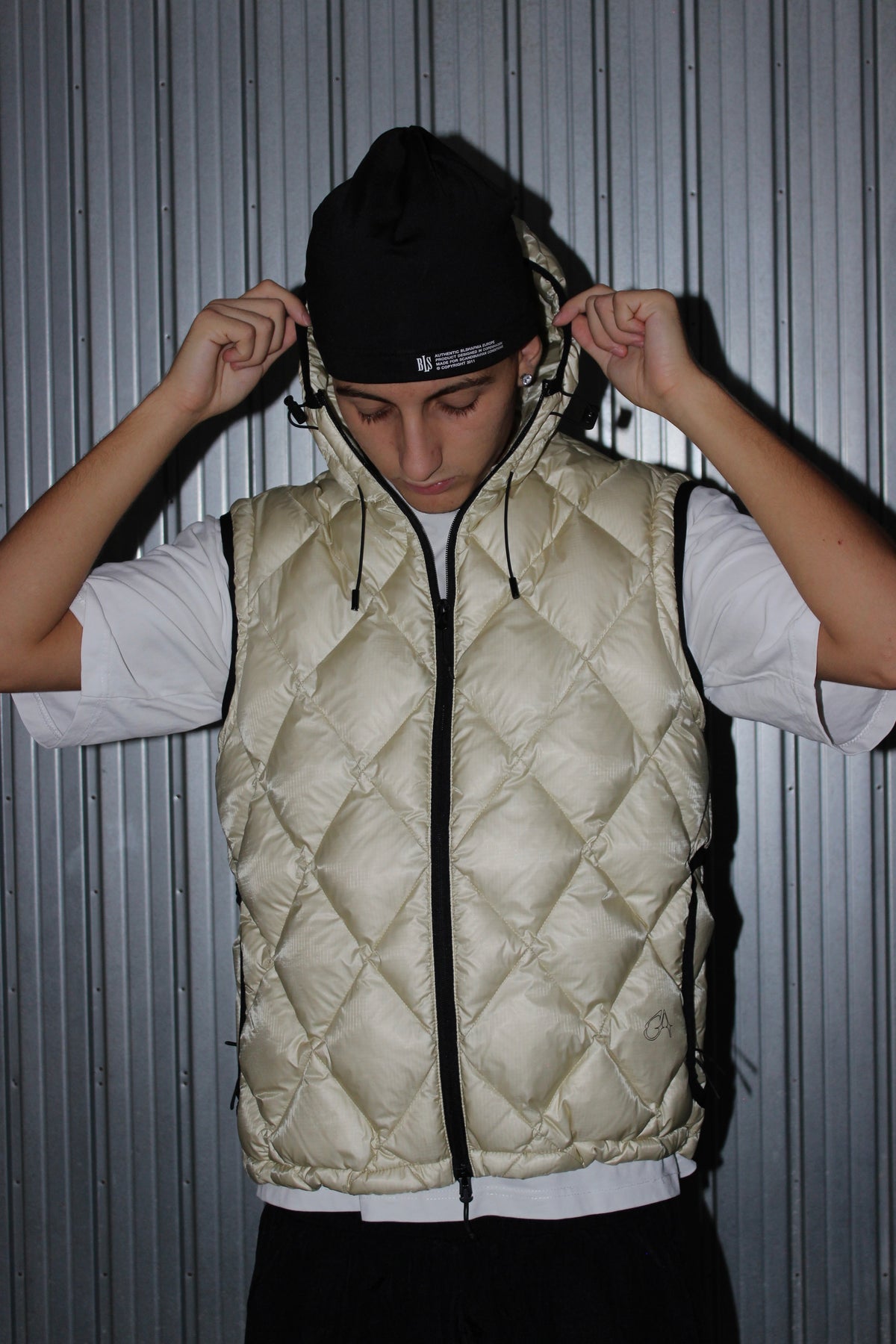 Garms Affiliated Hybrid Down Jacket Cream (S)