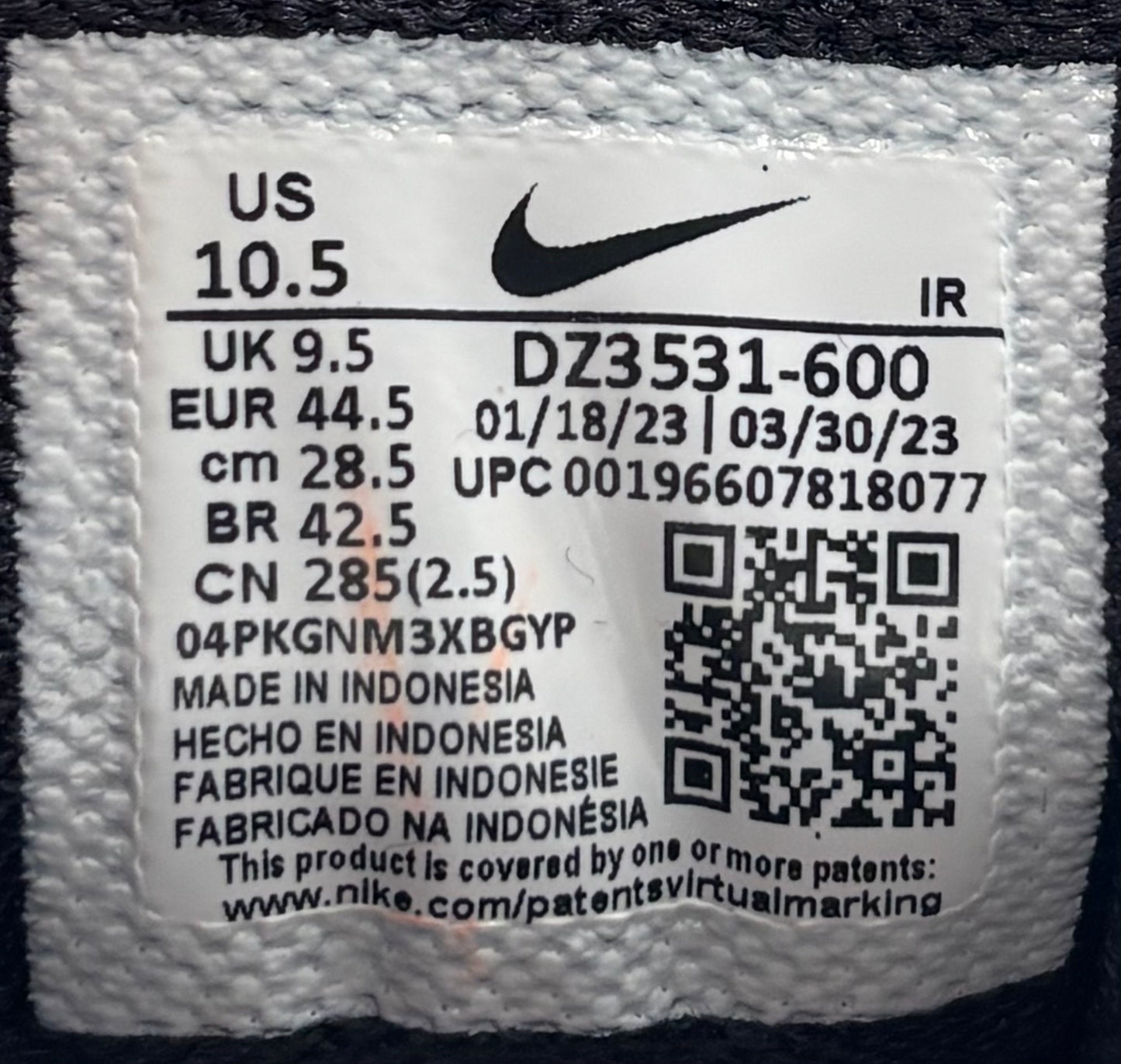Nike Air Max Plus TN Light Photography (44.5 EU / 9.5 UK)