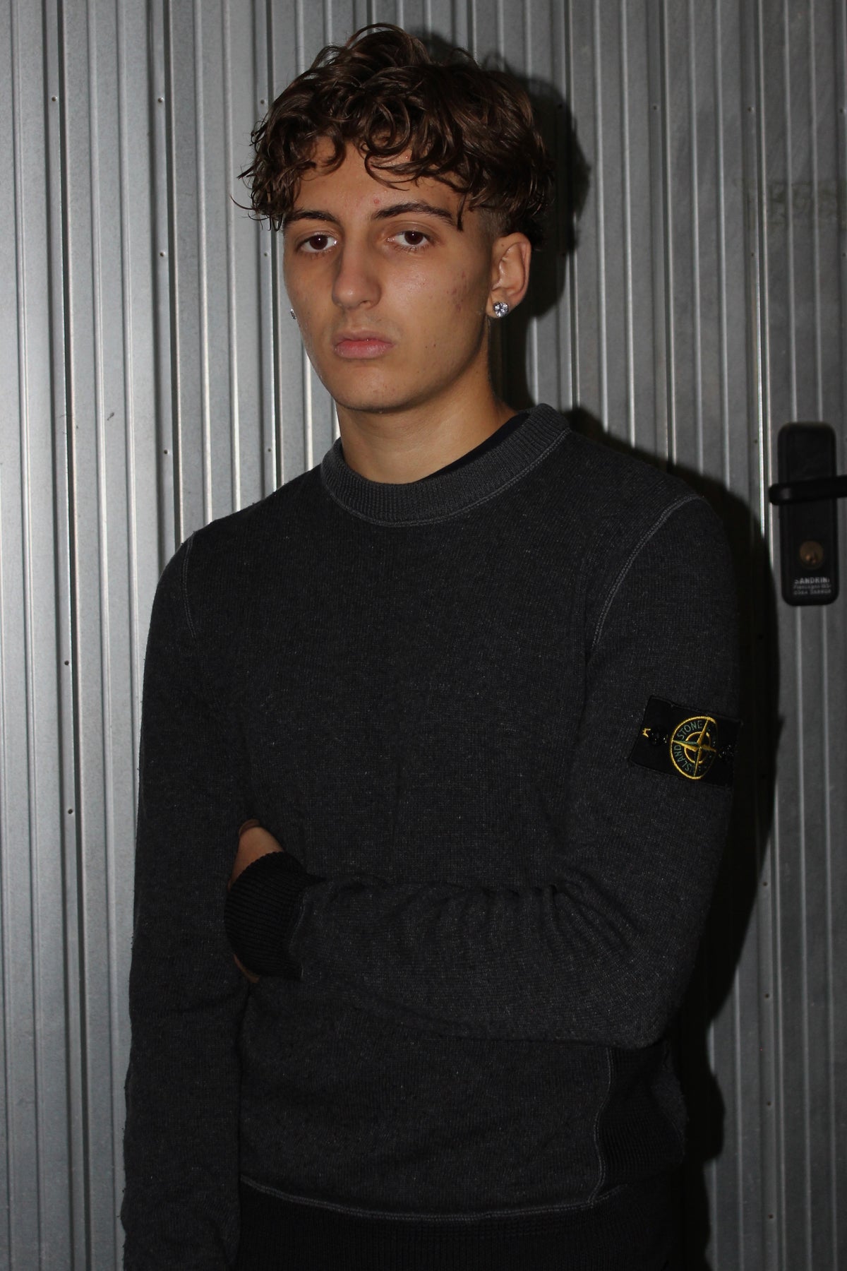 Stone Island Blue Crewneck (M)