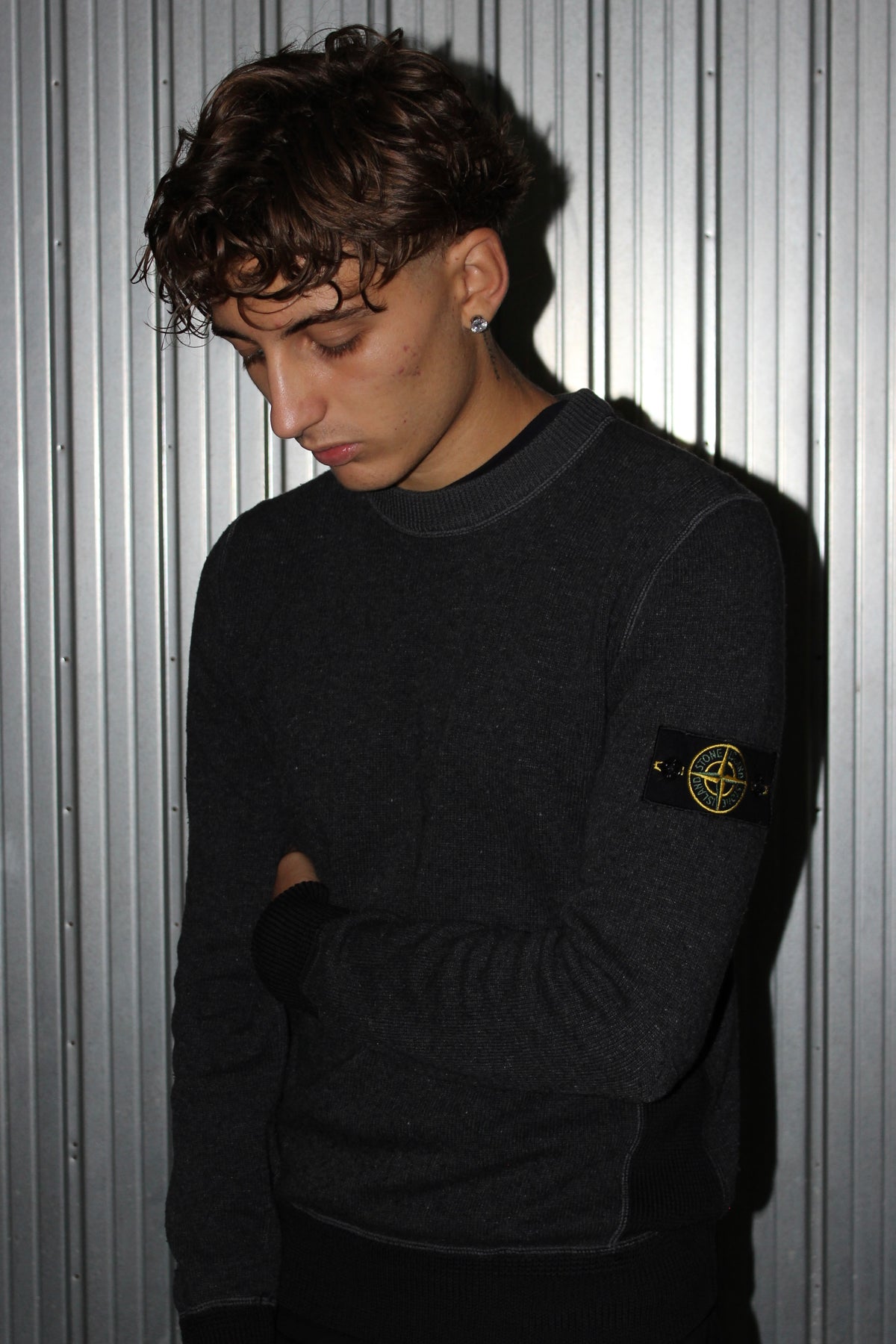 Stone Island Blue Crewneck (M)