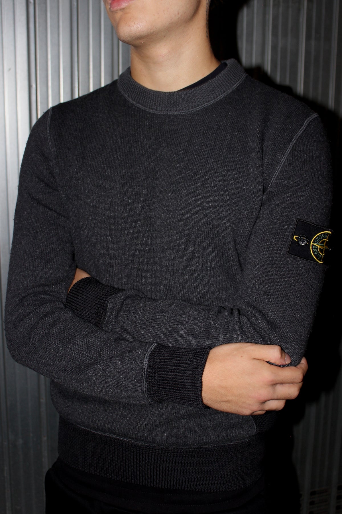 Stone Island Blue Crewneck (M)
