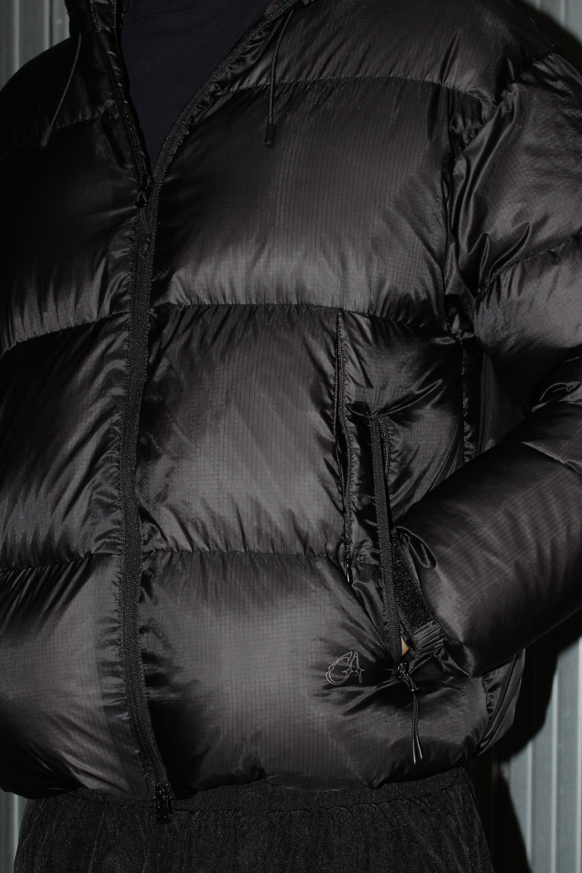 Garms Affiliated Black Puffer Jacket (M)