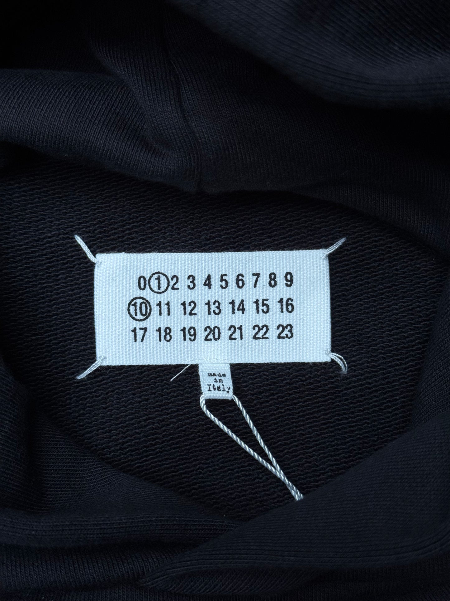 Maison Margiela Hoodie Numeric Black (Medium)