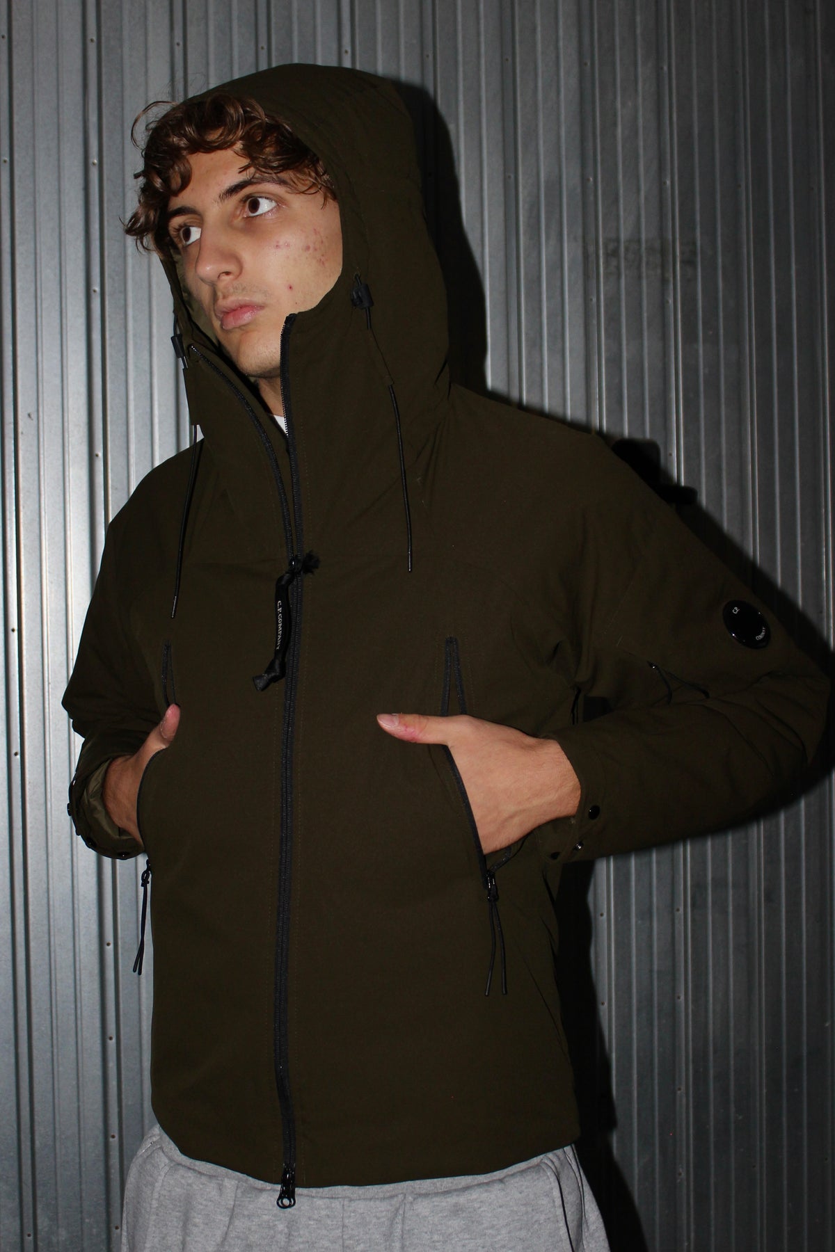 CP Company Pro-Tek Olive Green Jacket (S)