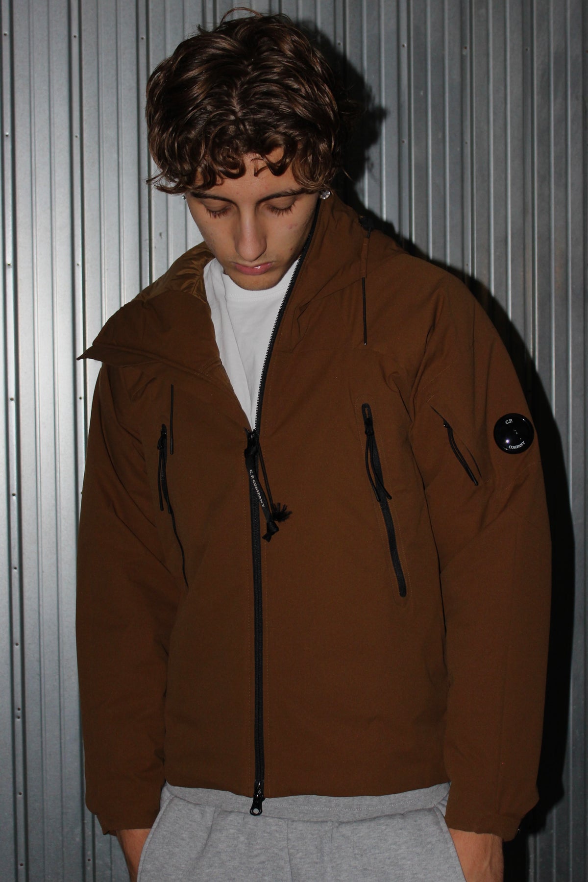 CP Company Pro-Tek Brown Beige Jacket (S)