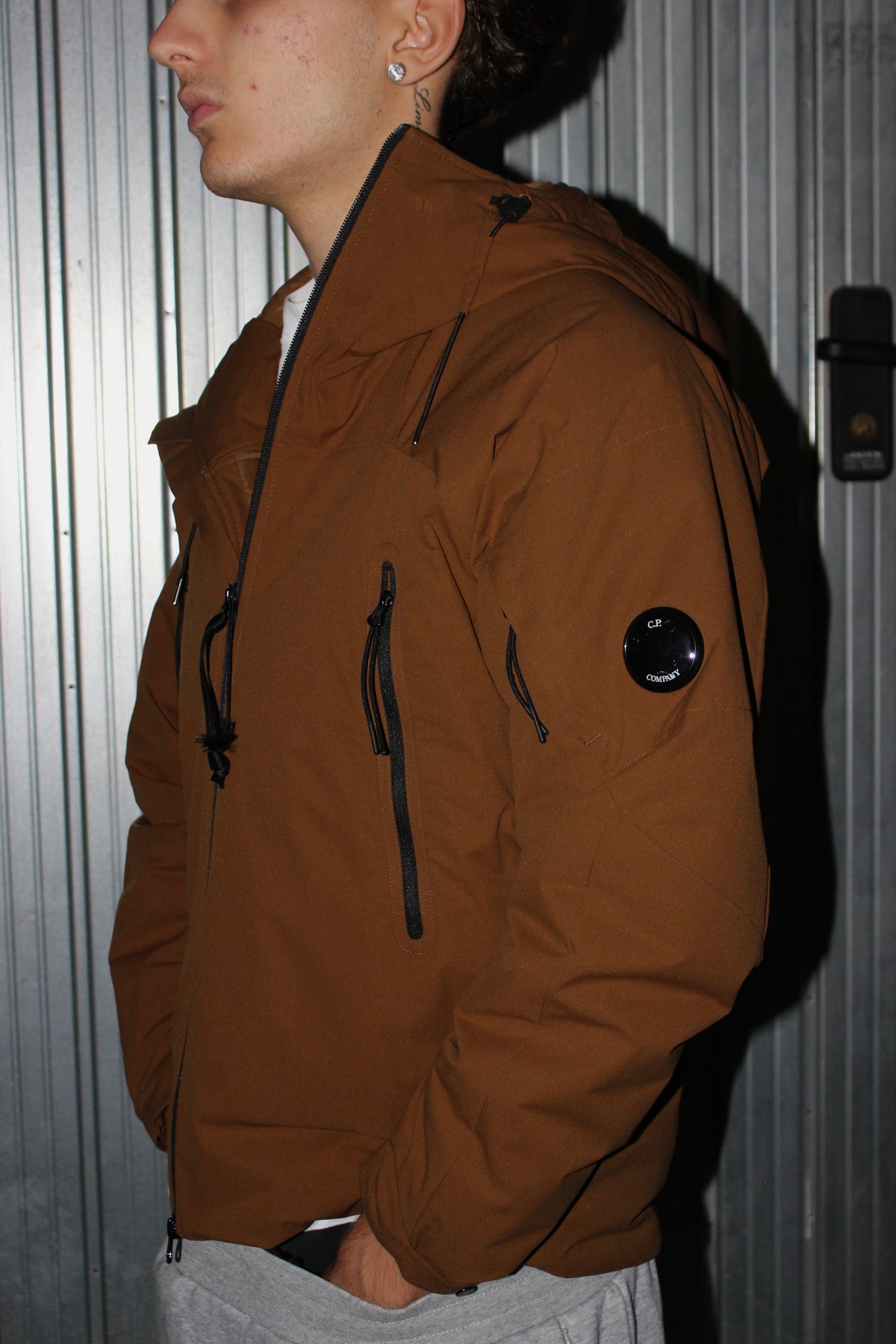 CP Company Pro-Tek Brown Beige Jacket (S)