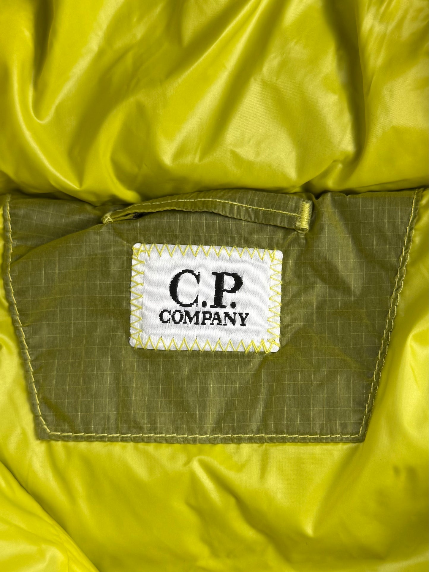 CP Company DD Shell Down Puffer Jacket Yellow (Large)