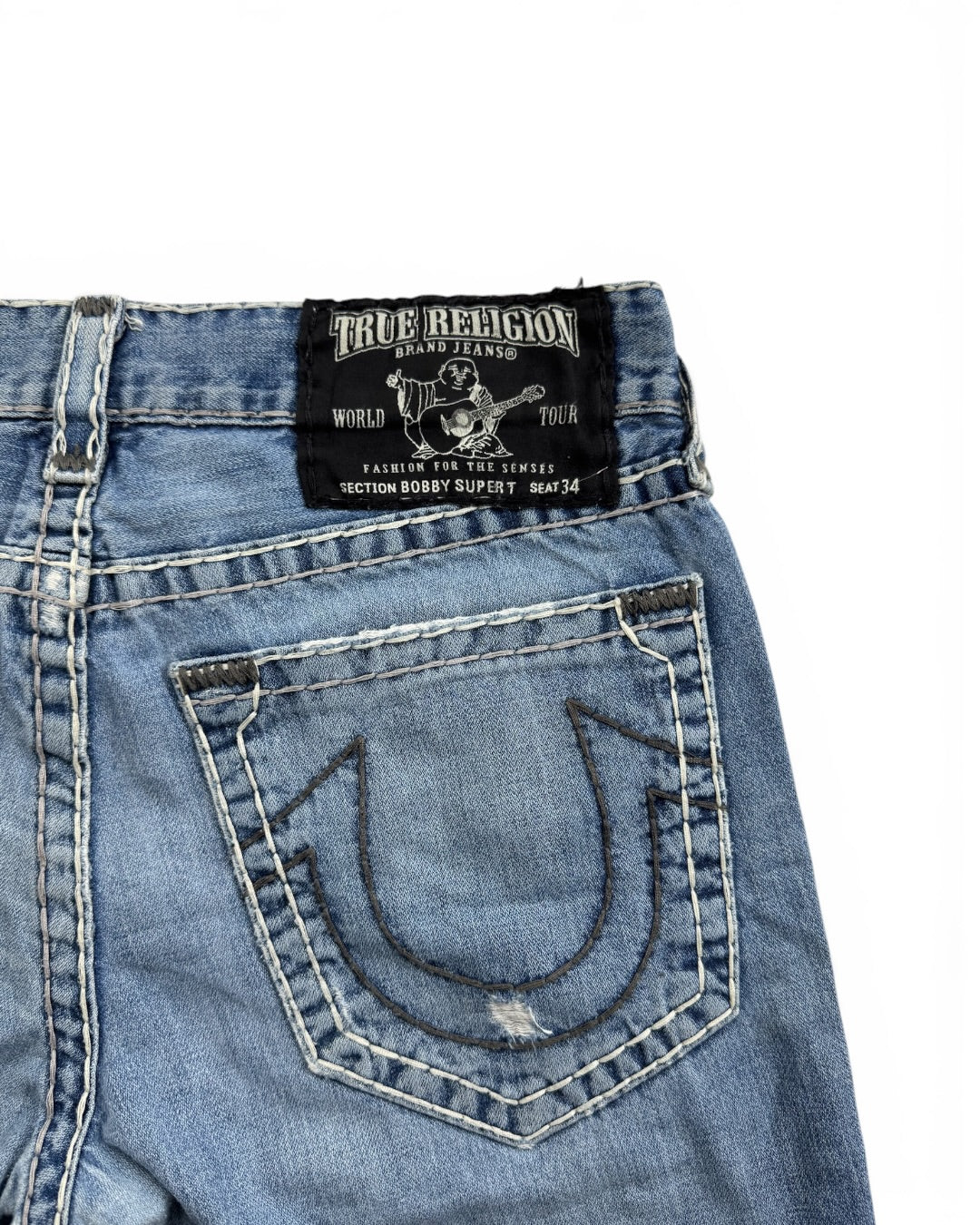 True Religion Denim Bobby Shorts (Medium)
