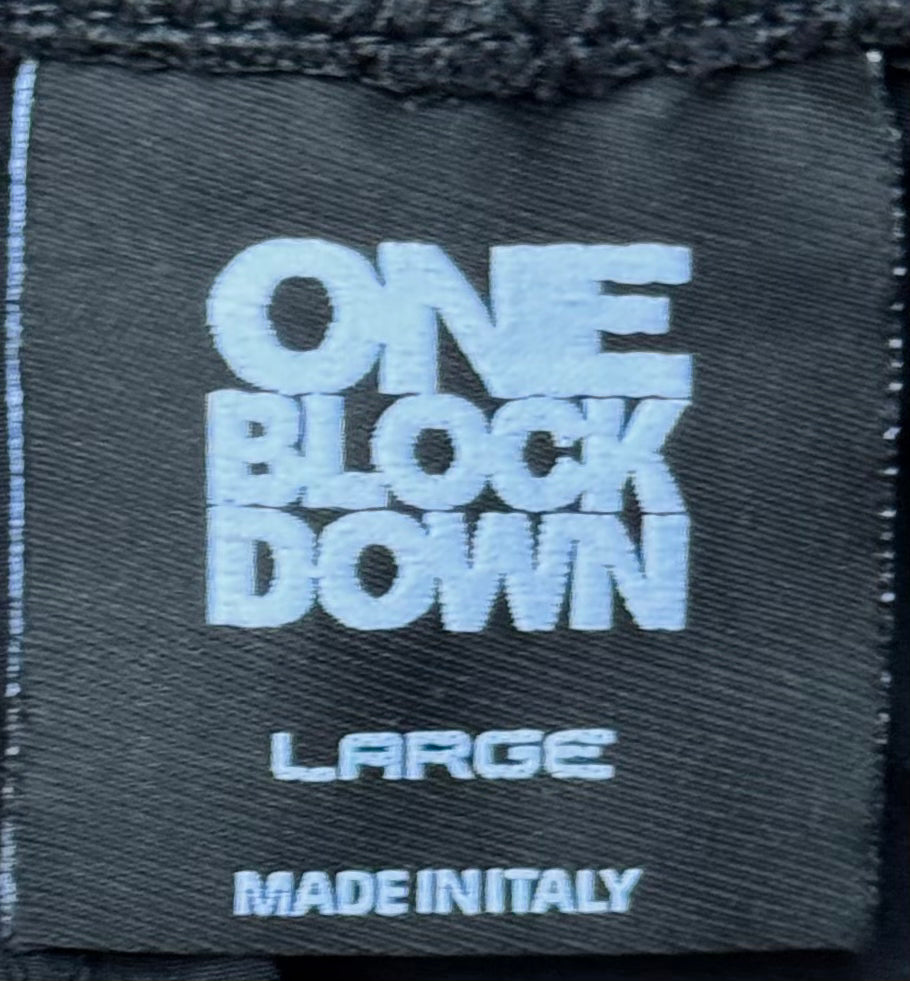 One Block Down Track Pant in nylon (Large)