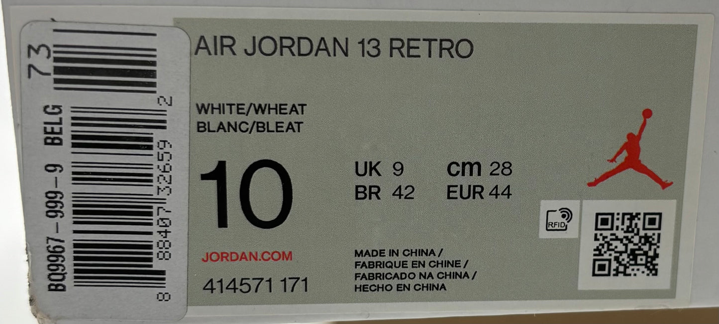 Air Jordan 13 Wheat White (44 EU / 9 UK)