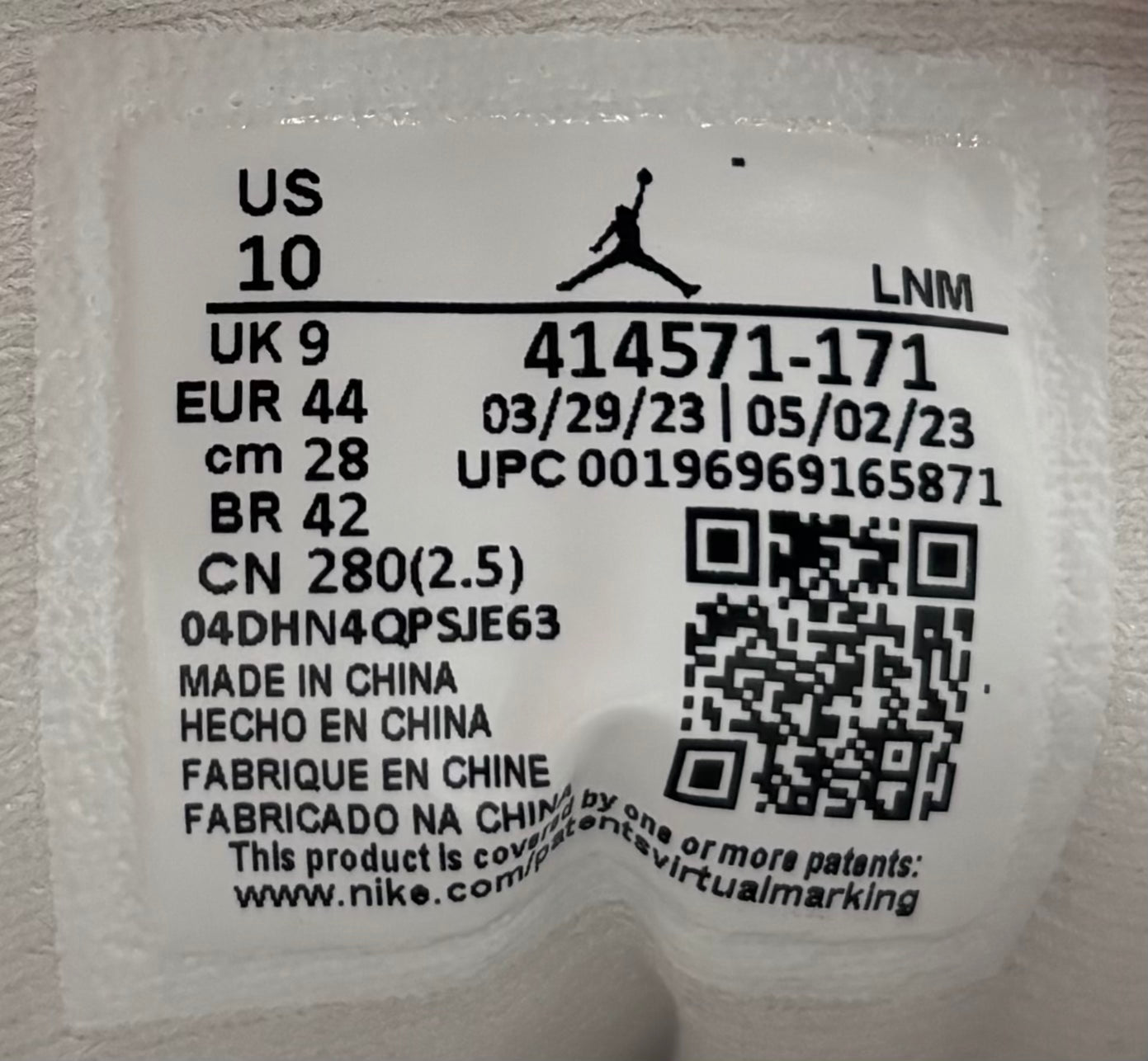 Air Jordan 13 Wheat White (44 EU / 9 UK)